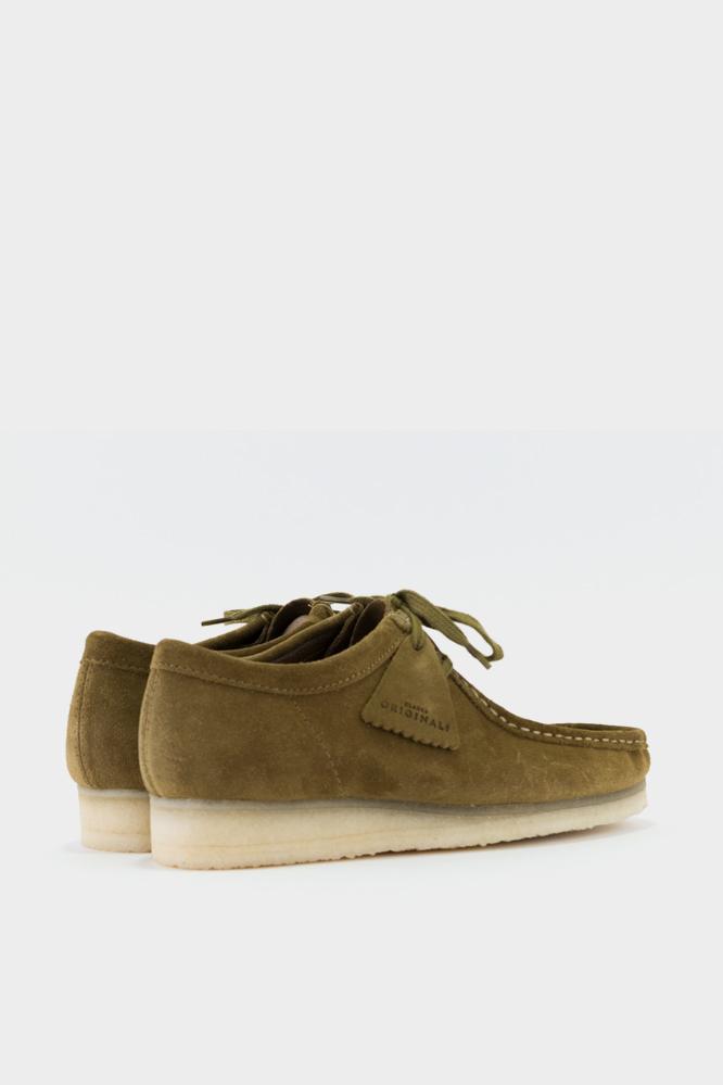 olive green wallabees