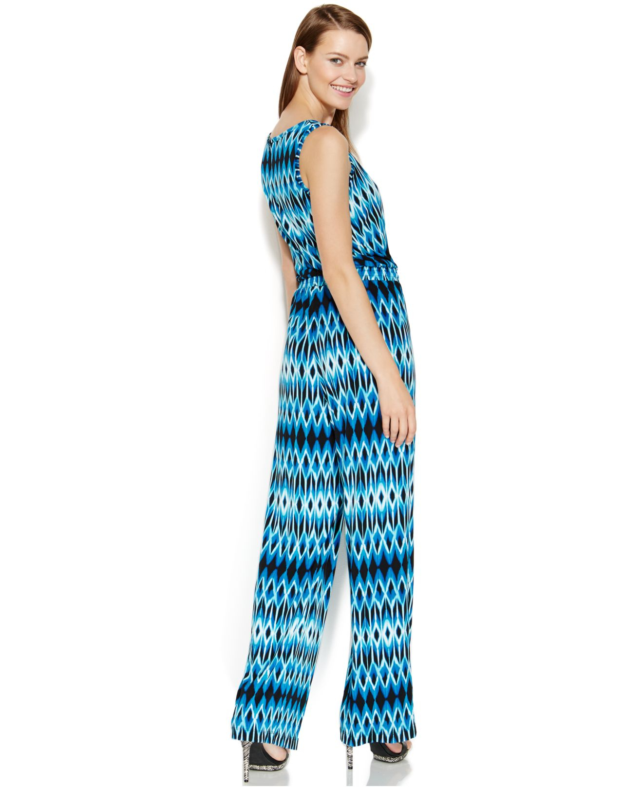 calvin klein jumpsuit blue