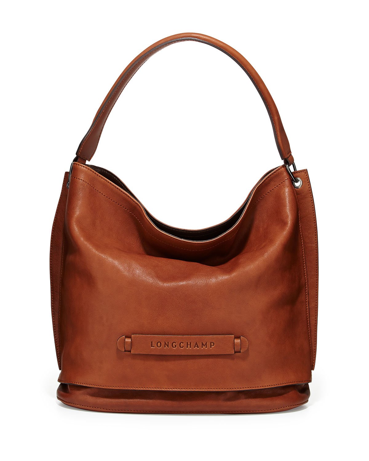 Lyst - Longchamp 3d Leather Hobo Bag in Brown