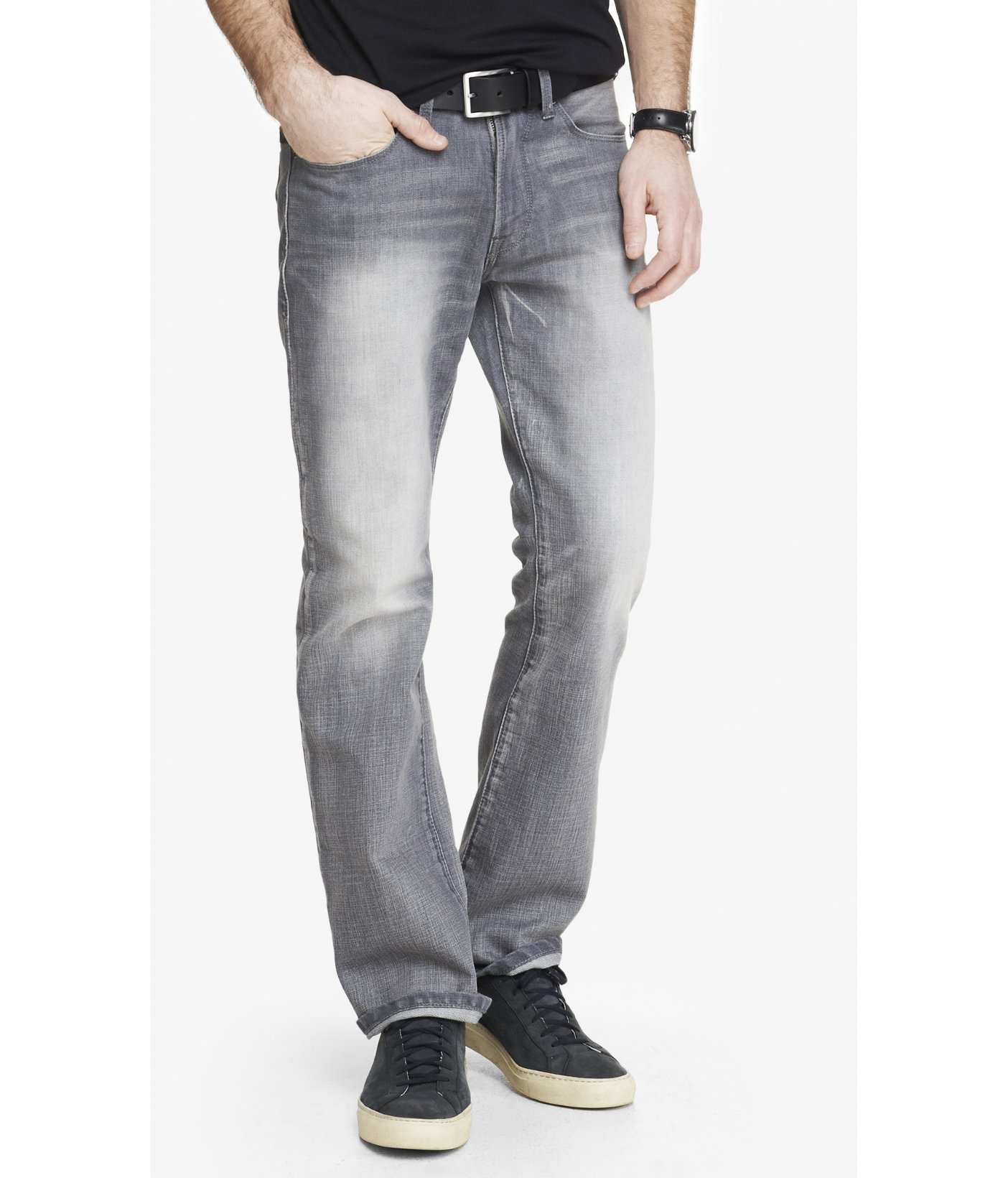 express gray jeans