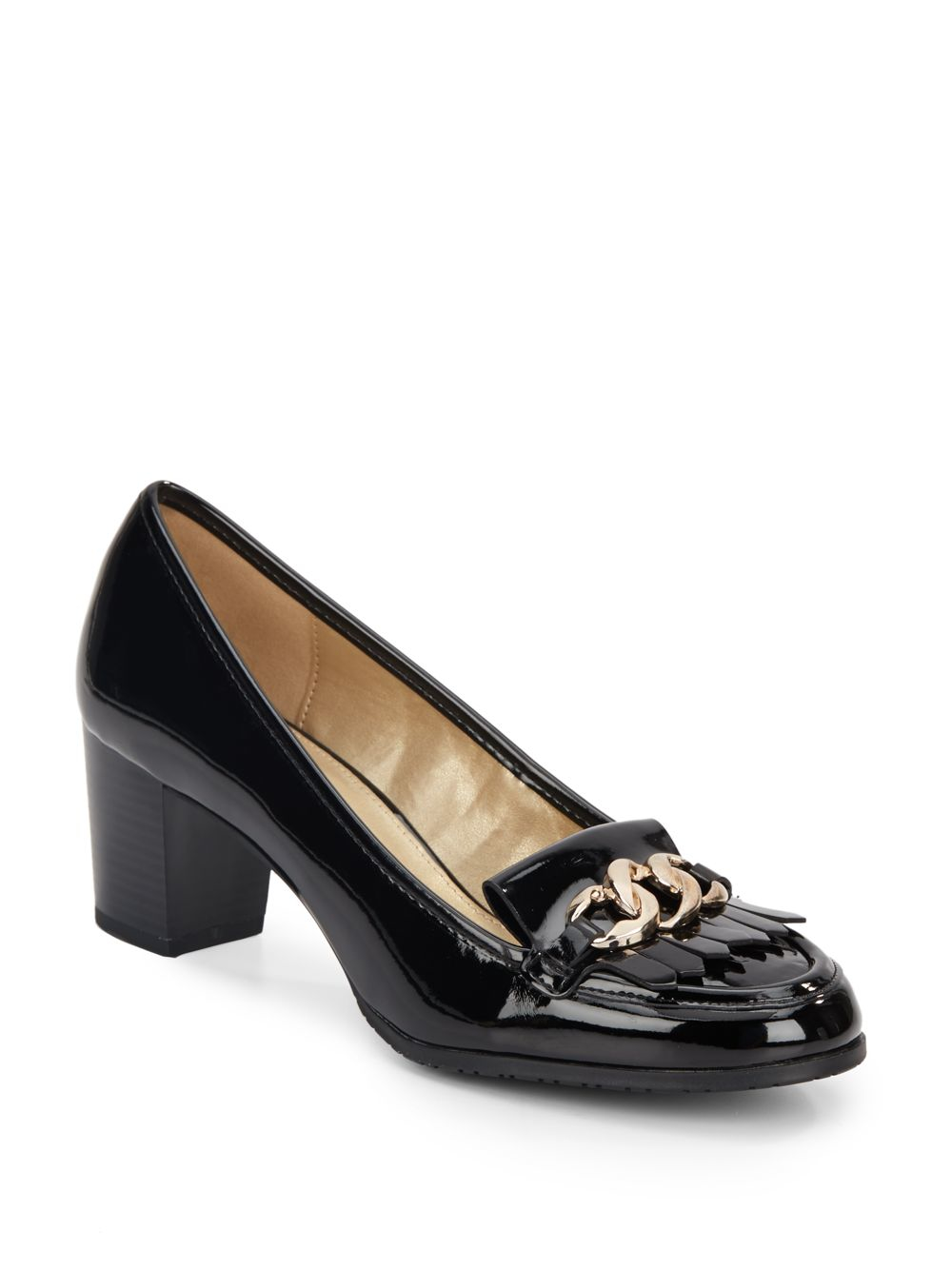 bandolino patent leather pumps
