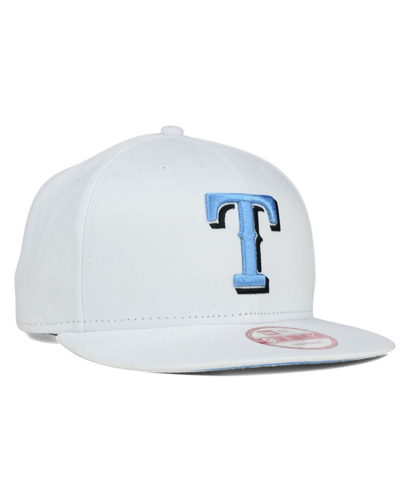 KTZ Texas Rangers Legend Blue Hook 9Fifty Snapback Cap in White
