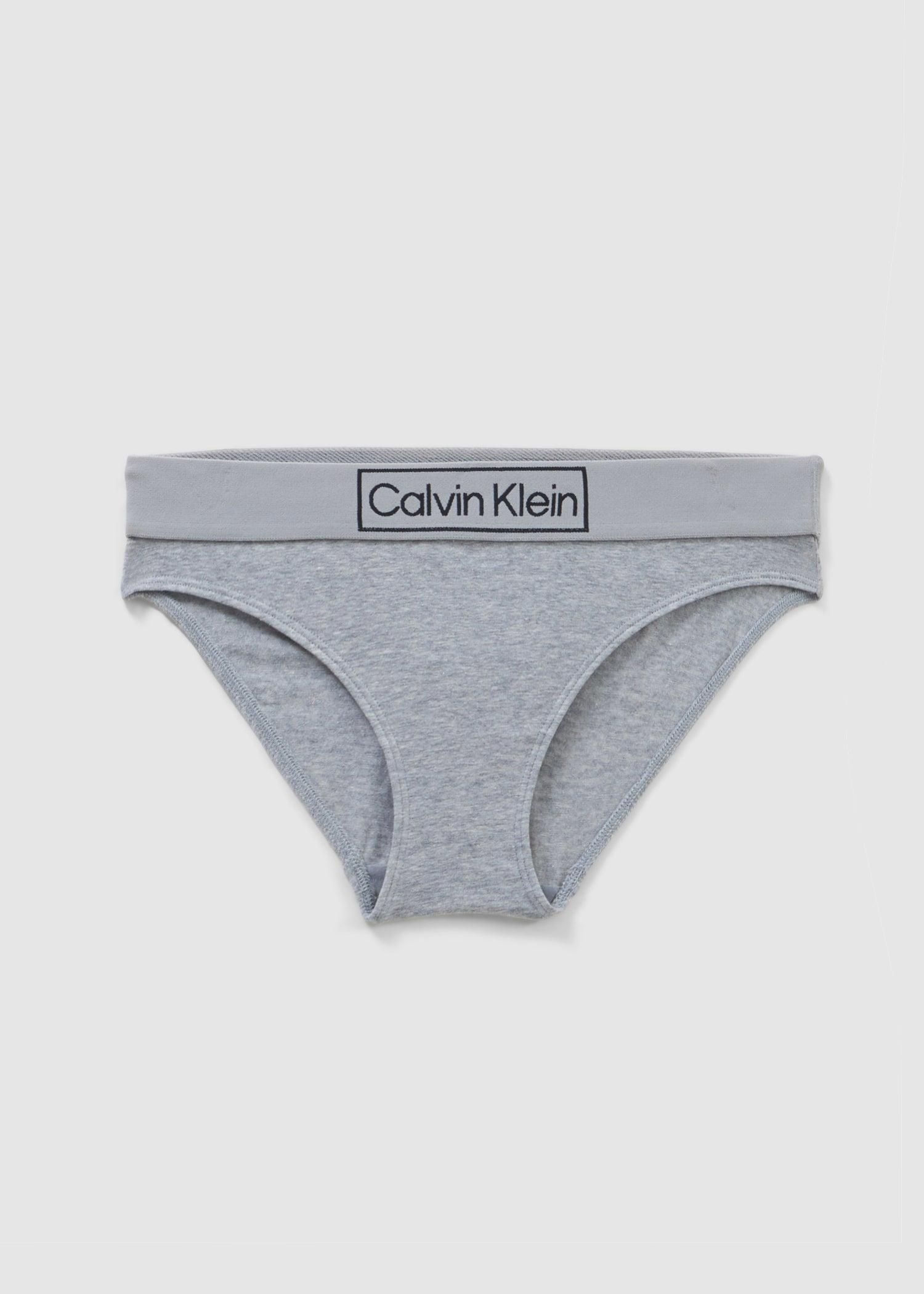Calvin Klein Underwear Reimagined Heritage Bikini Briefs in Gray | Lyst
