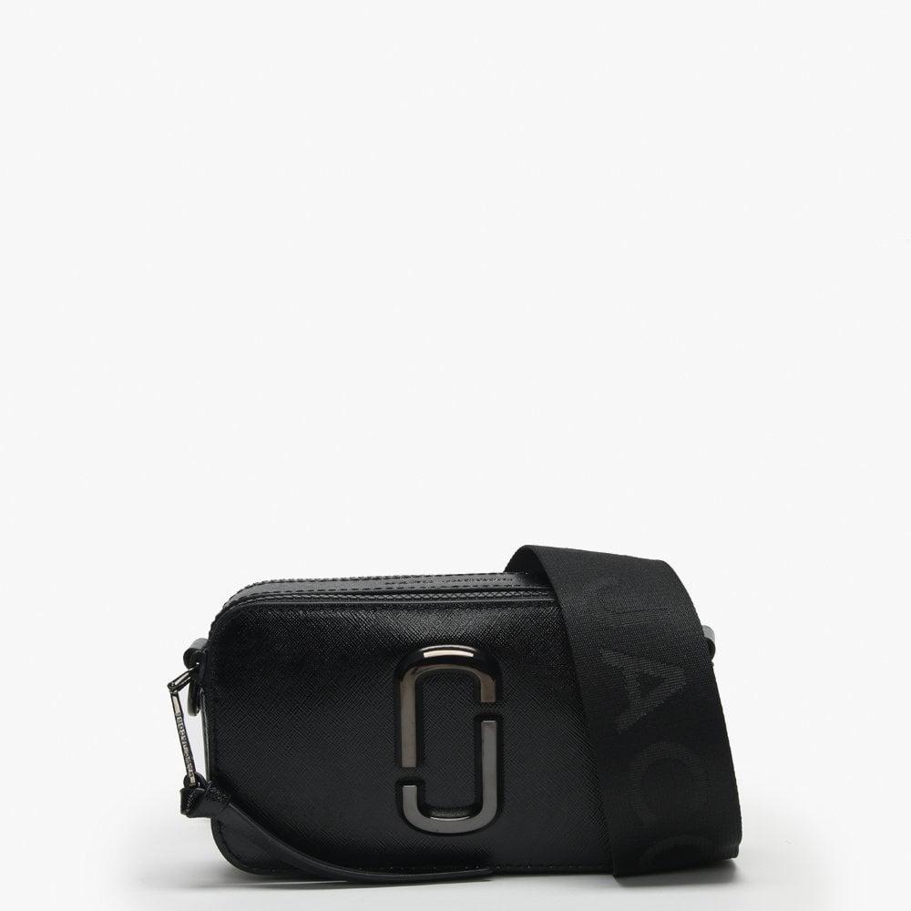 Marc Jacobs Women's The Snapshot Dtm Leather Camera Bag in Black