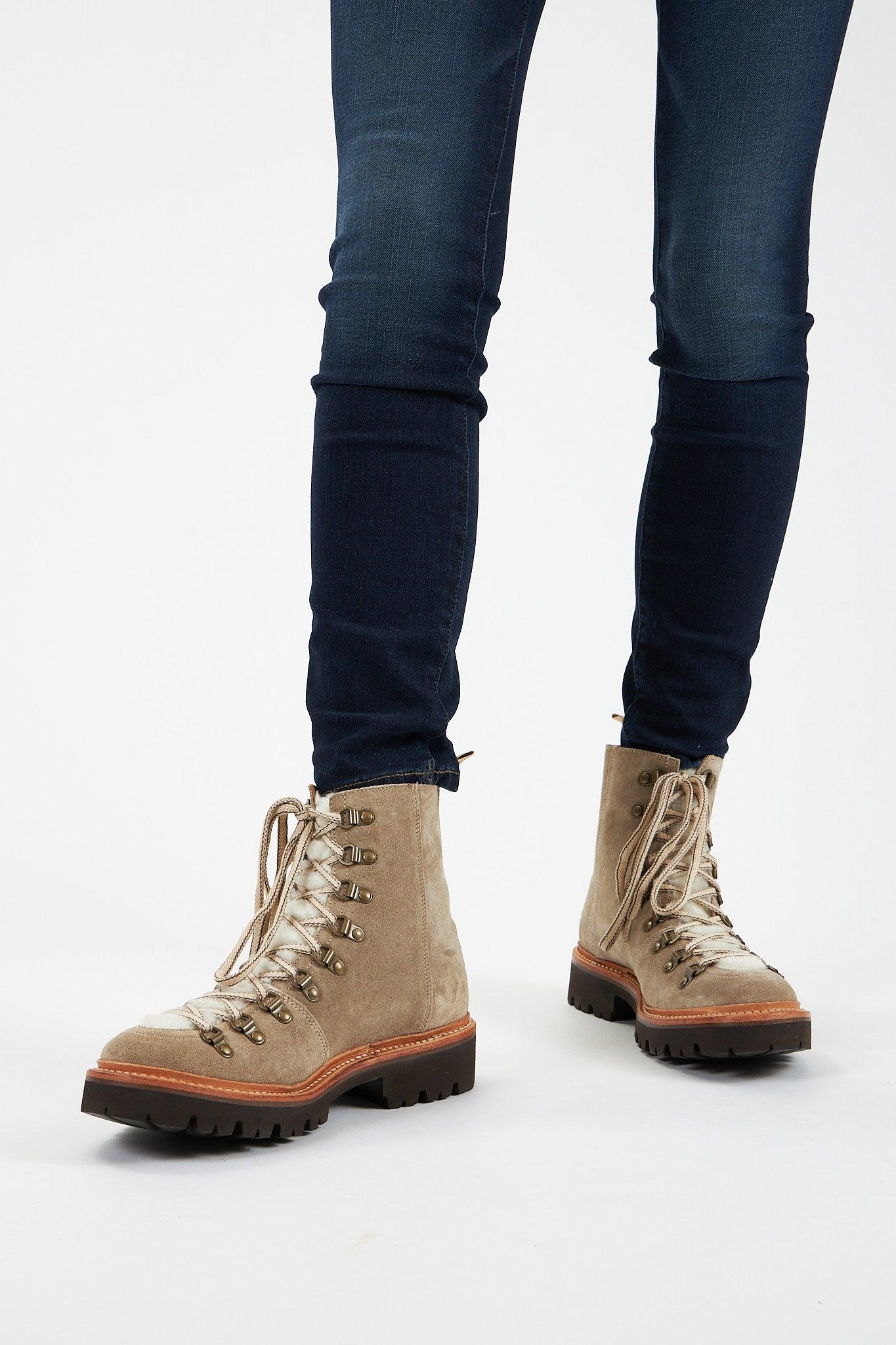Grenson Nanette Maple Velvet Suede Ski 