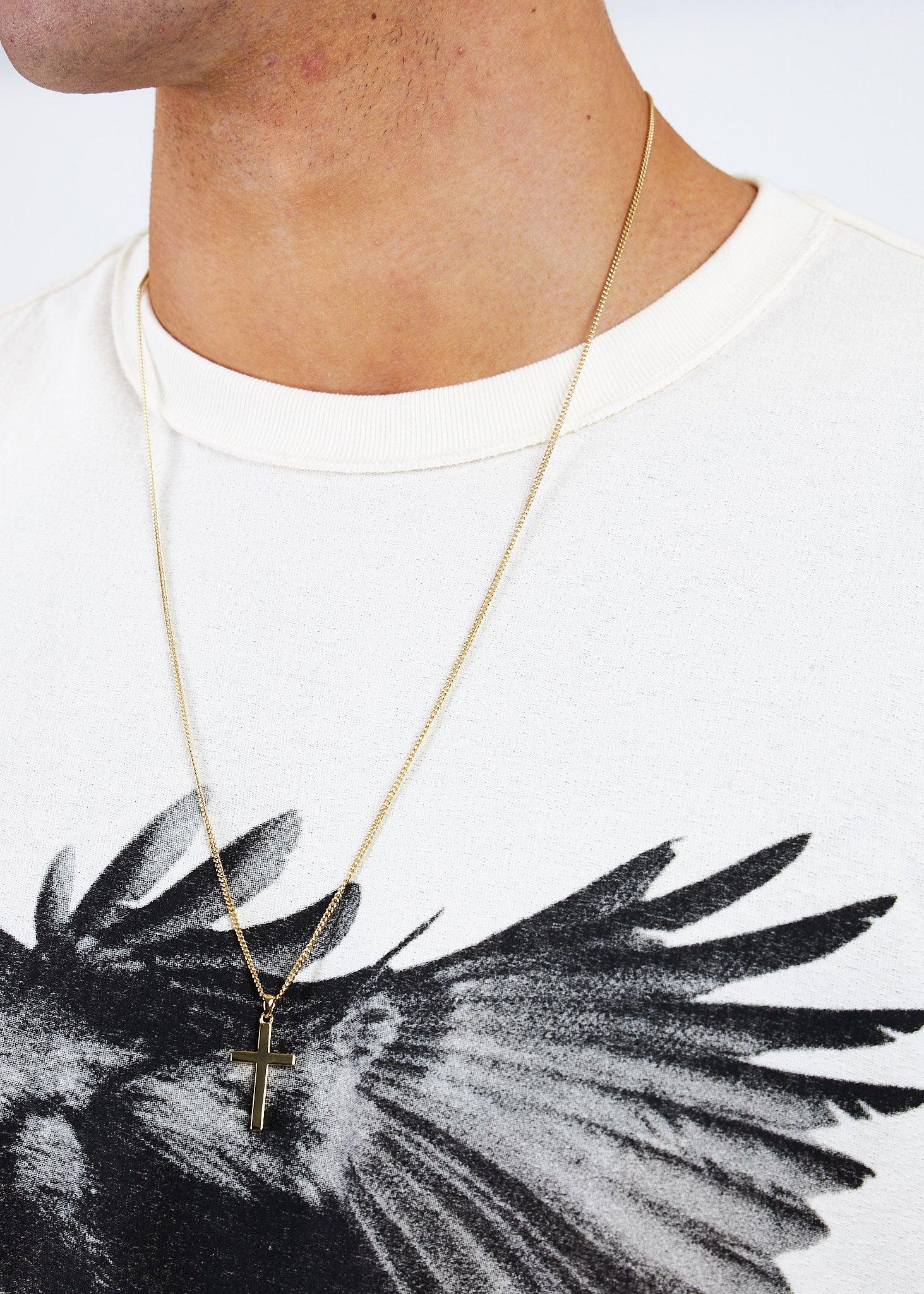 Serge Denimes Plated Silver Cross 
