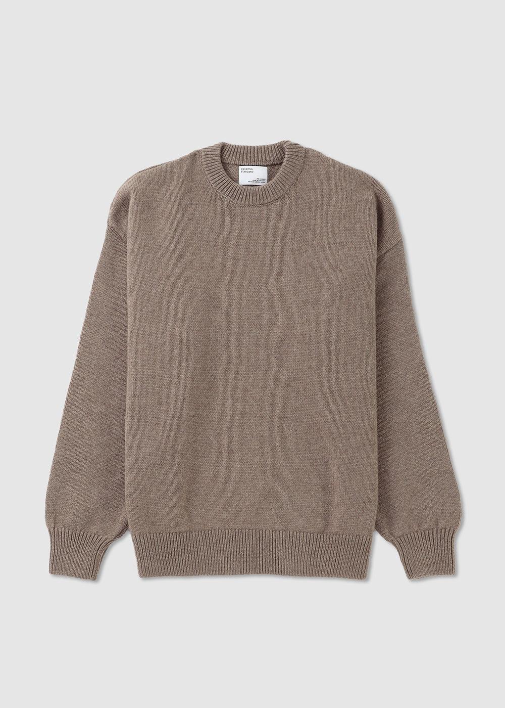 COLORFUL STANDARD Oversized Merino Wool Crew Neck Jumper in Natural for Men  | Lyst