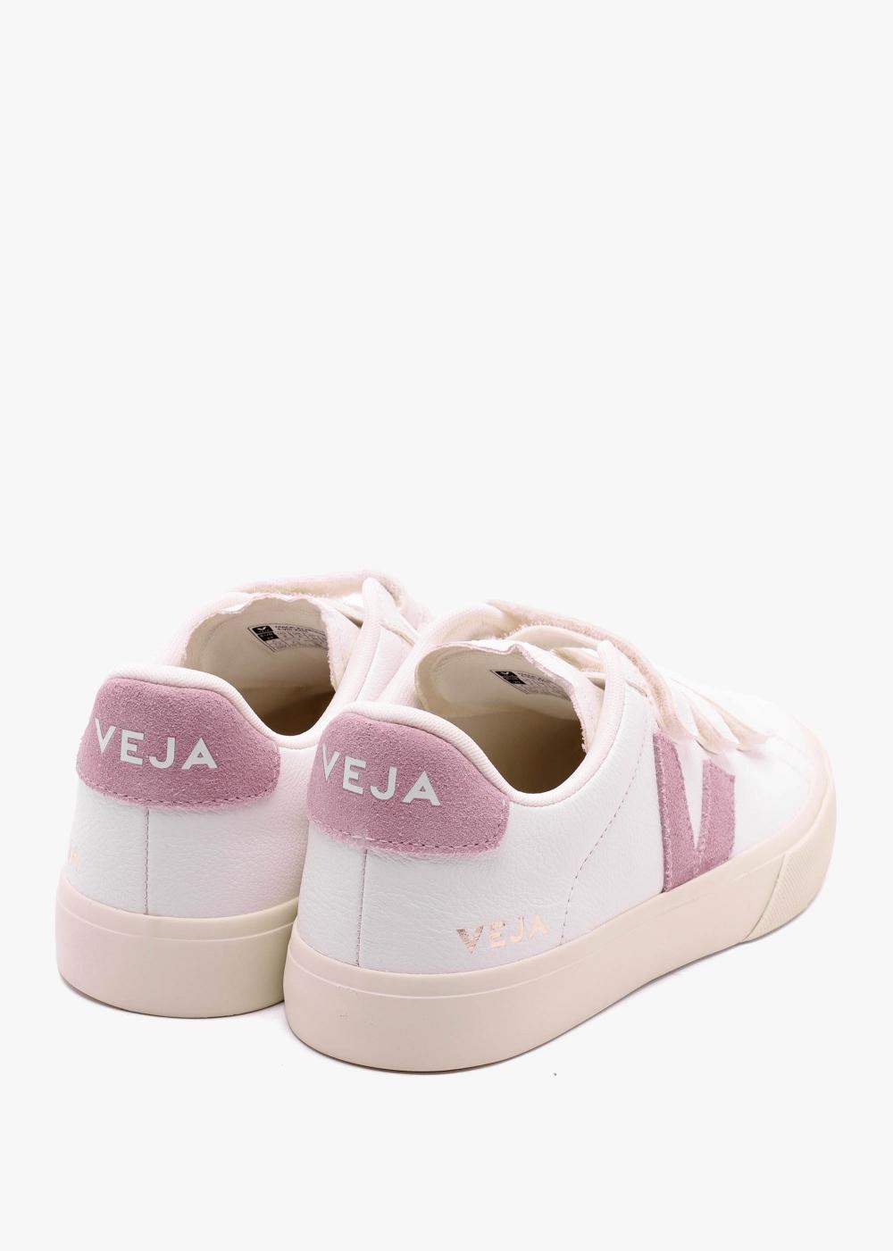 Pink veja sneakers sale