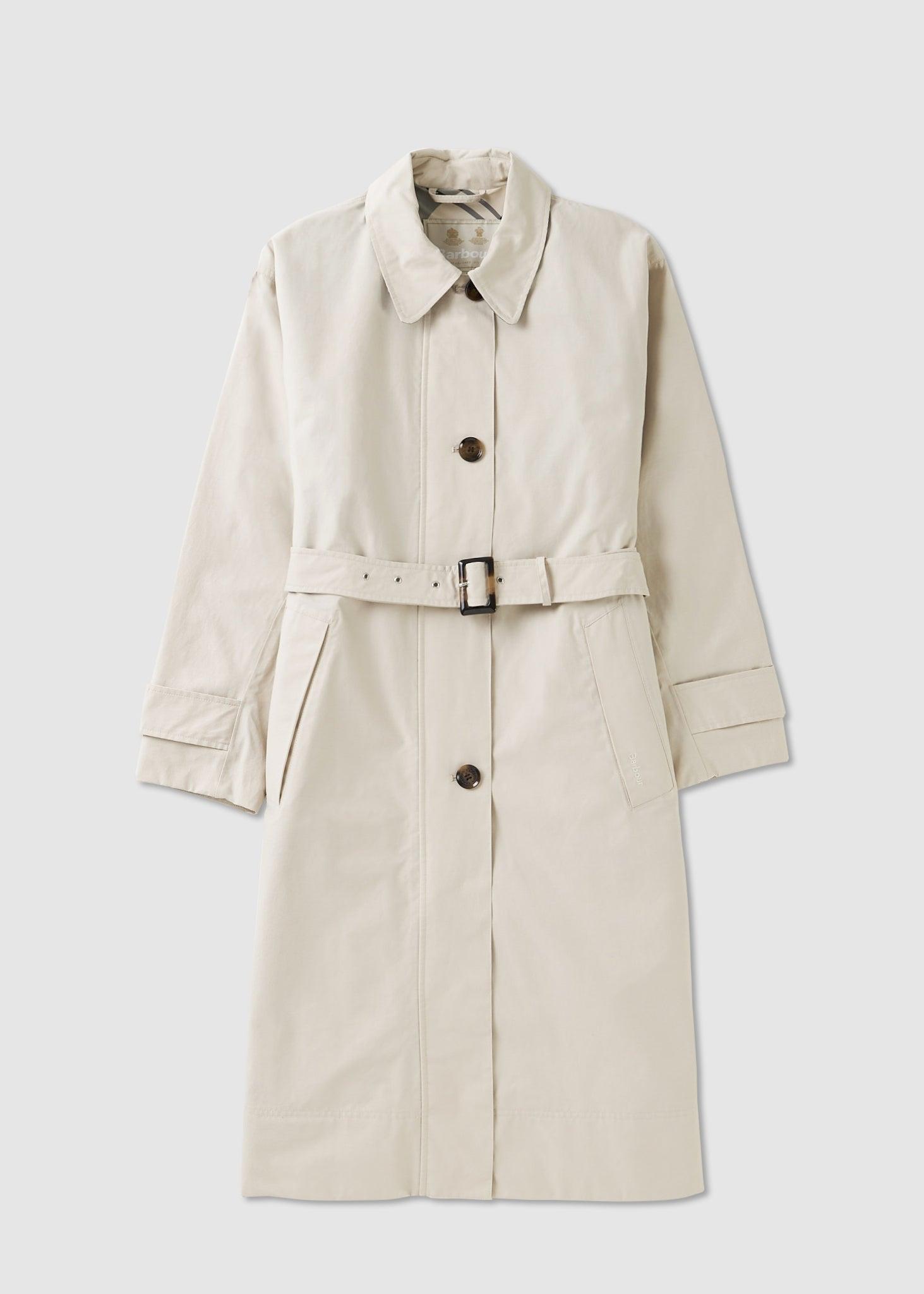 Barbour Somerland Waterproof Trench Coat in Natural Lyst