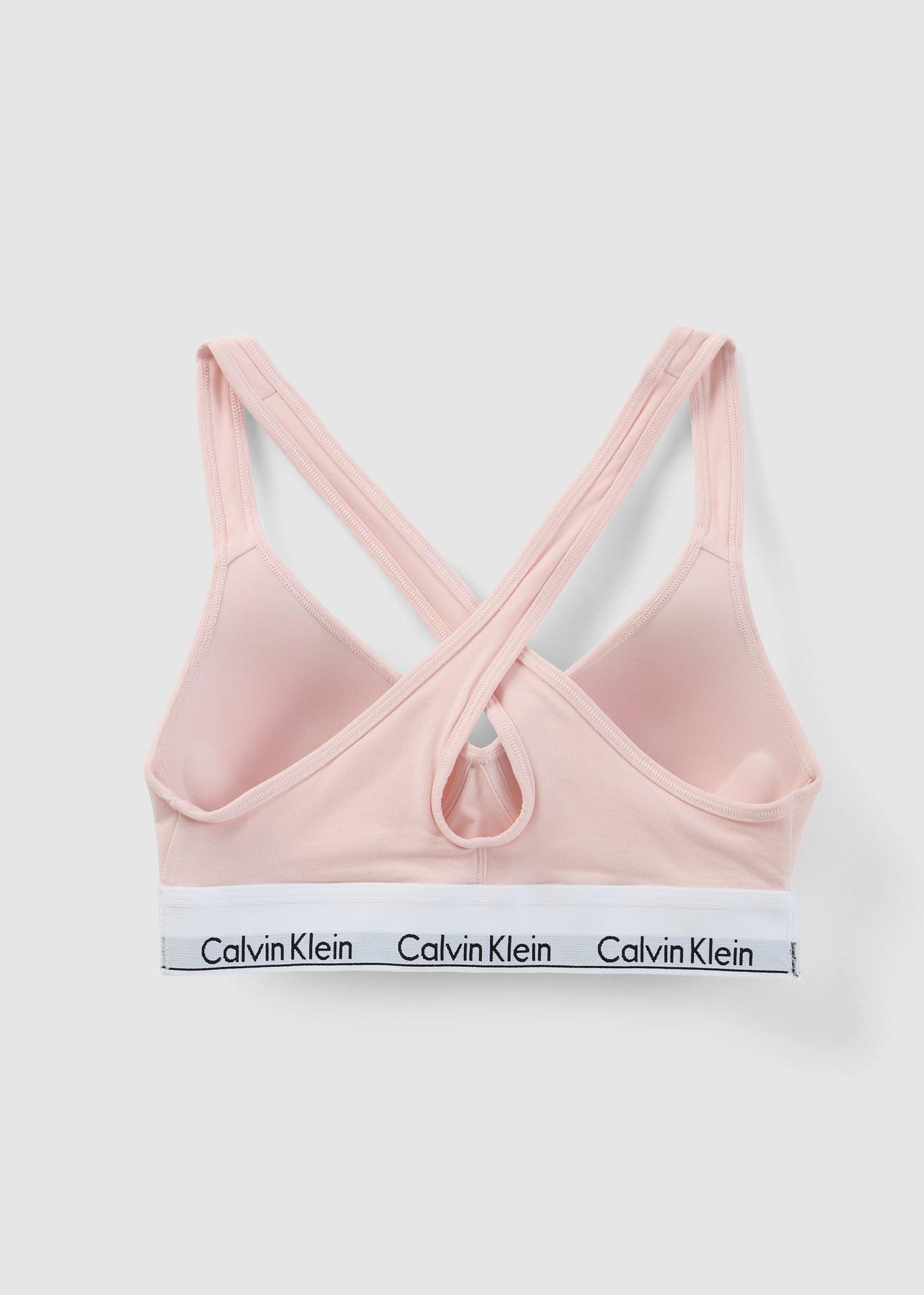Troende Modtager mundstykke Calvin Klein Underwear Modern Cotton Lift Bralette in Pink | Lyst