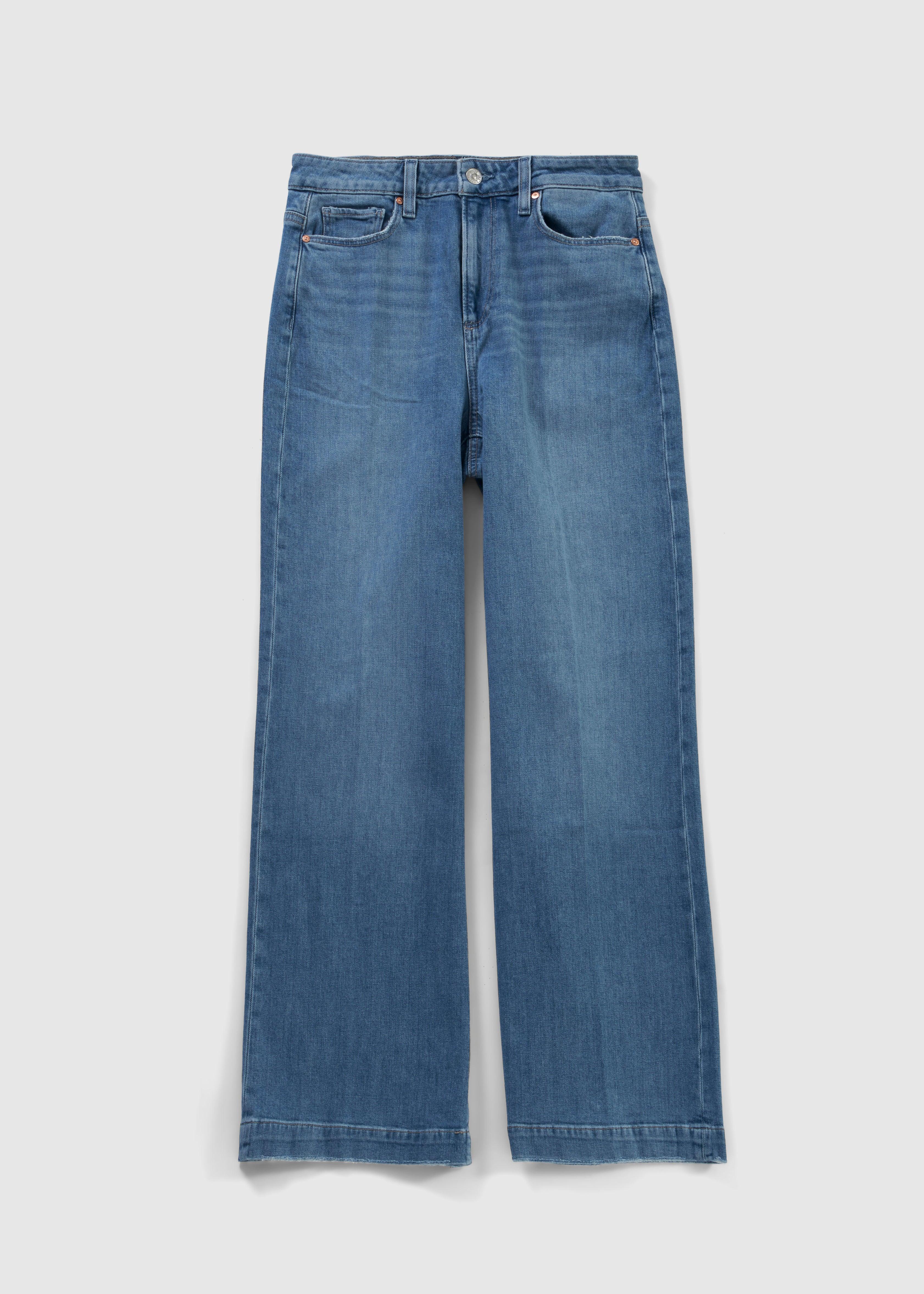 PAIGE Denim Harper Wide Leg Jeans in Blue - Save 5% | Lyst