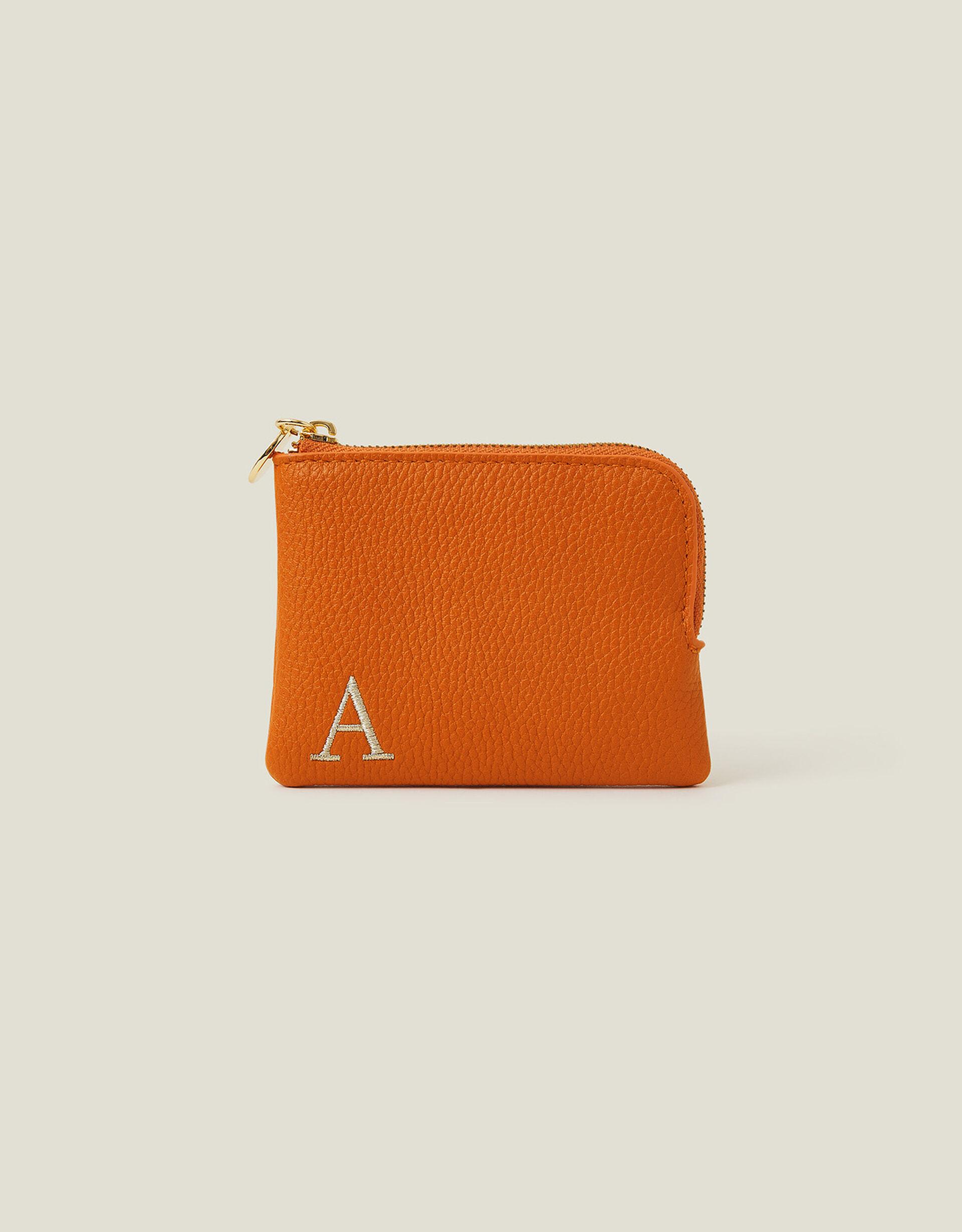 Accessorize Women s Initial Coin Purse Orange Lyst UK