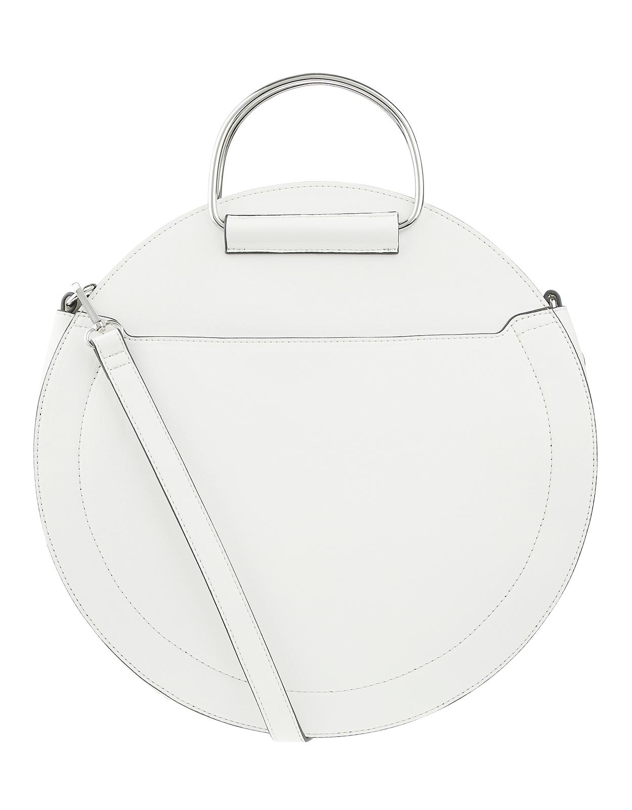 white circle bag