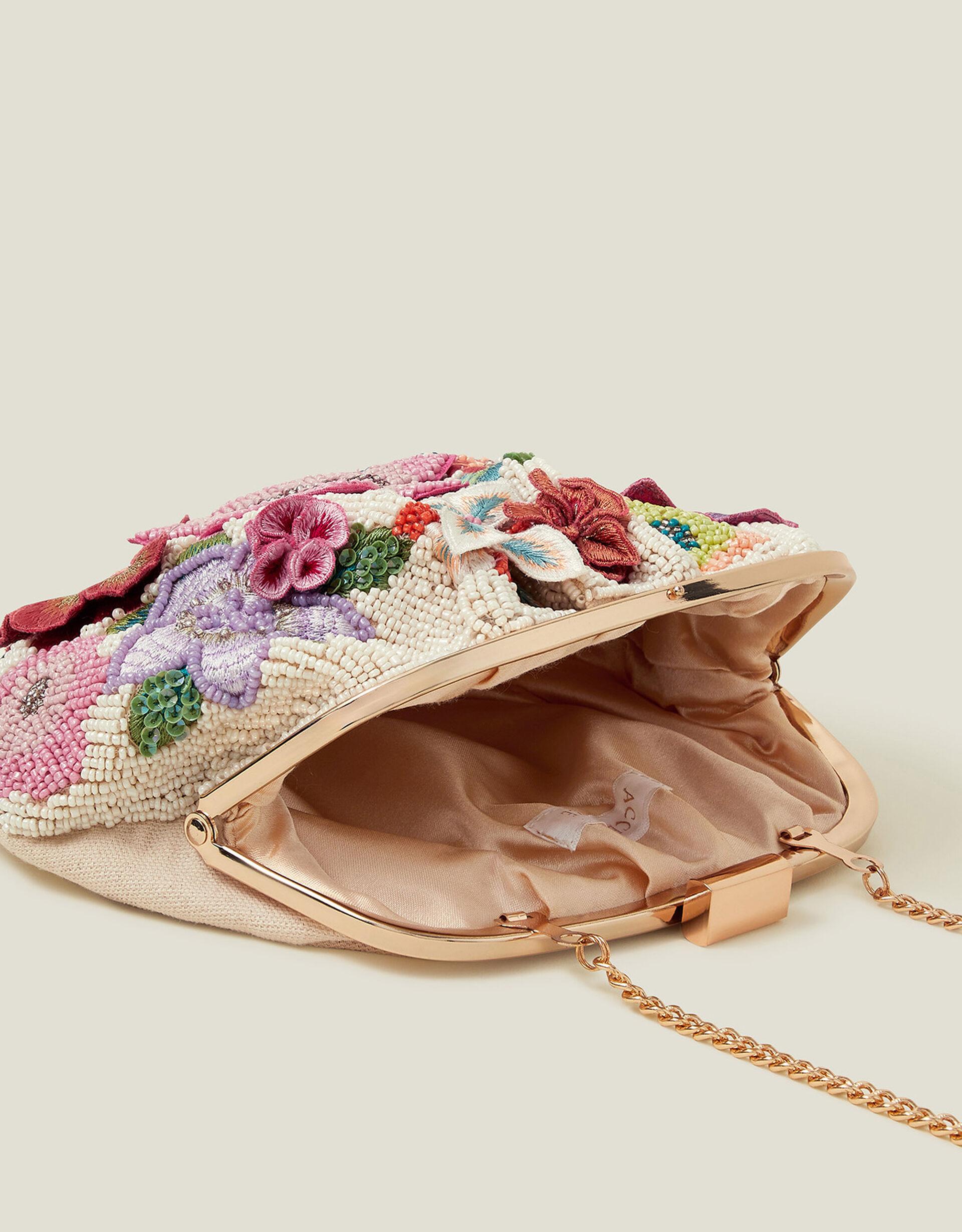 3d floral clutch bag sale