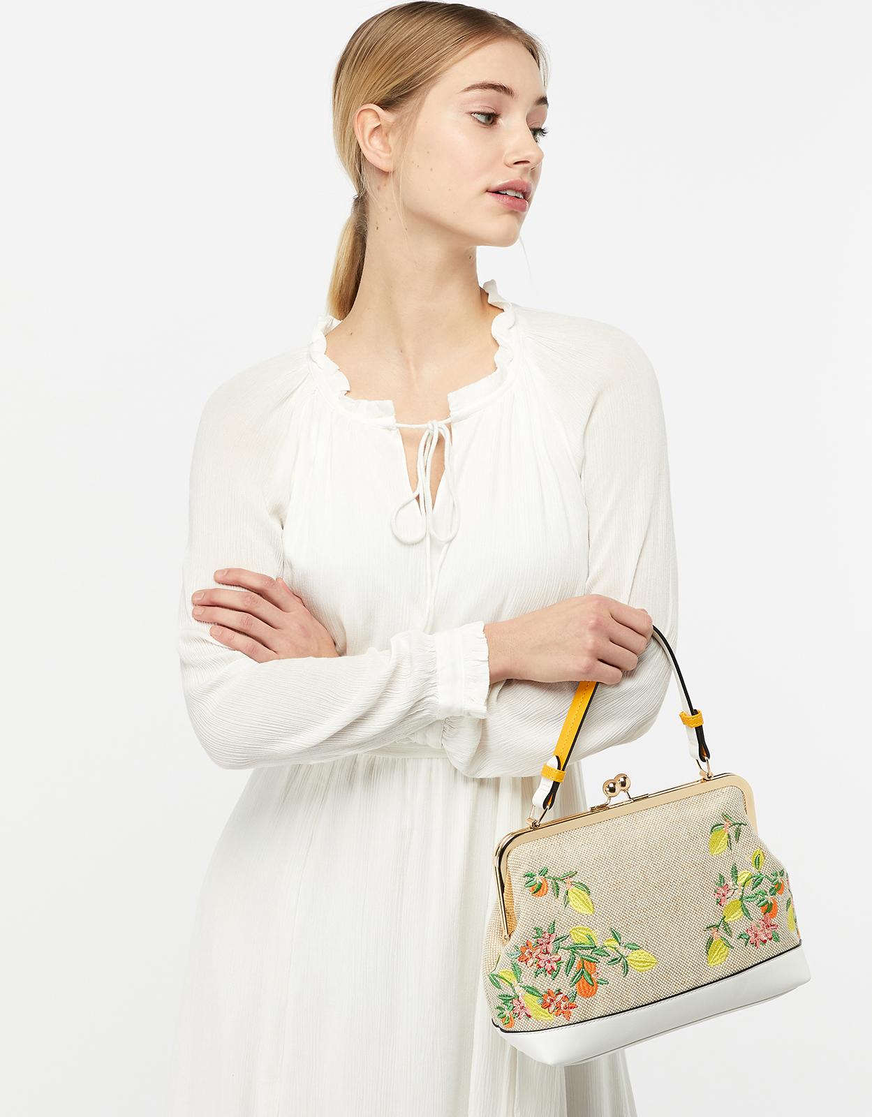 accessorize embroidered bag