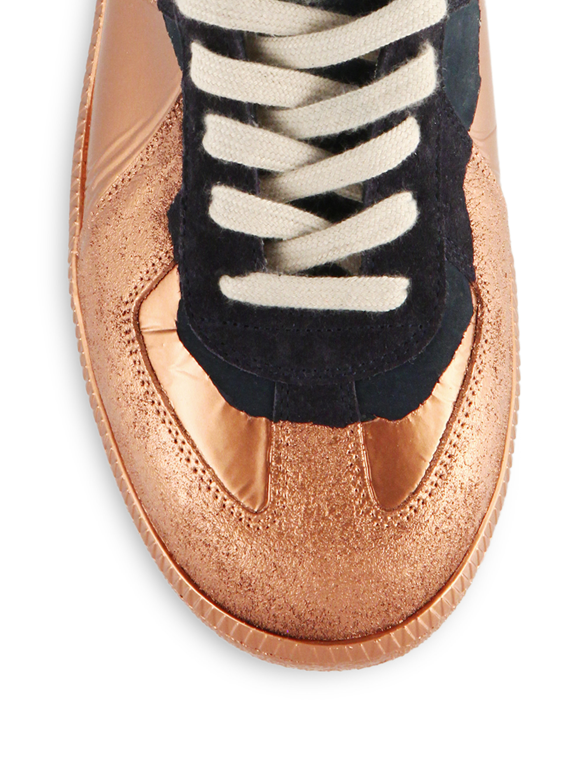 Maison Margiela Replica Multicolored Leather High-top ...
