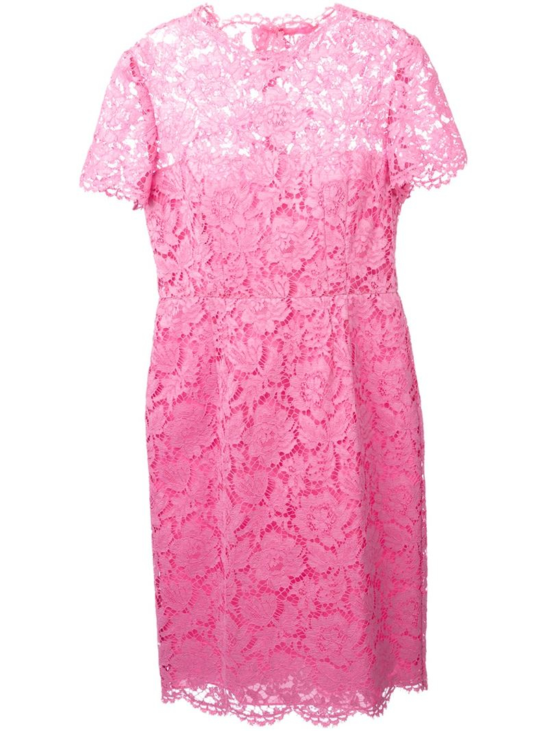 chinese dress ladies Lace-Up Corset Tube Mini Dress Hot Pink / L