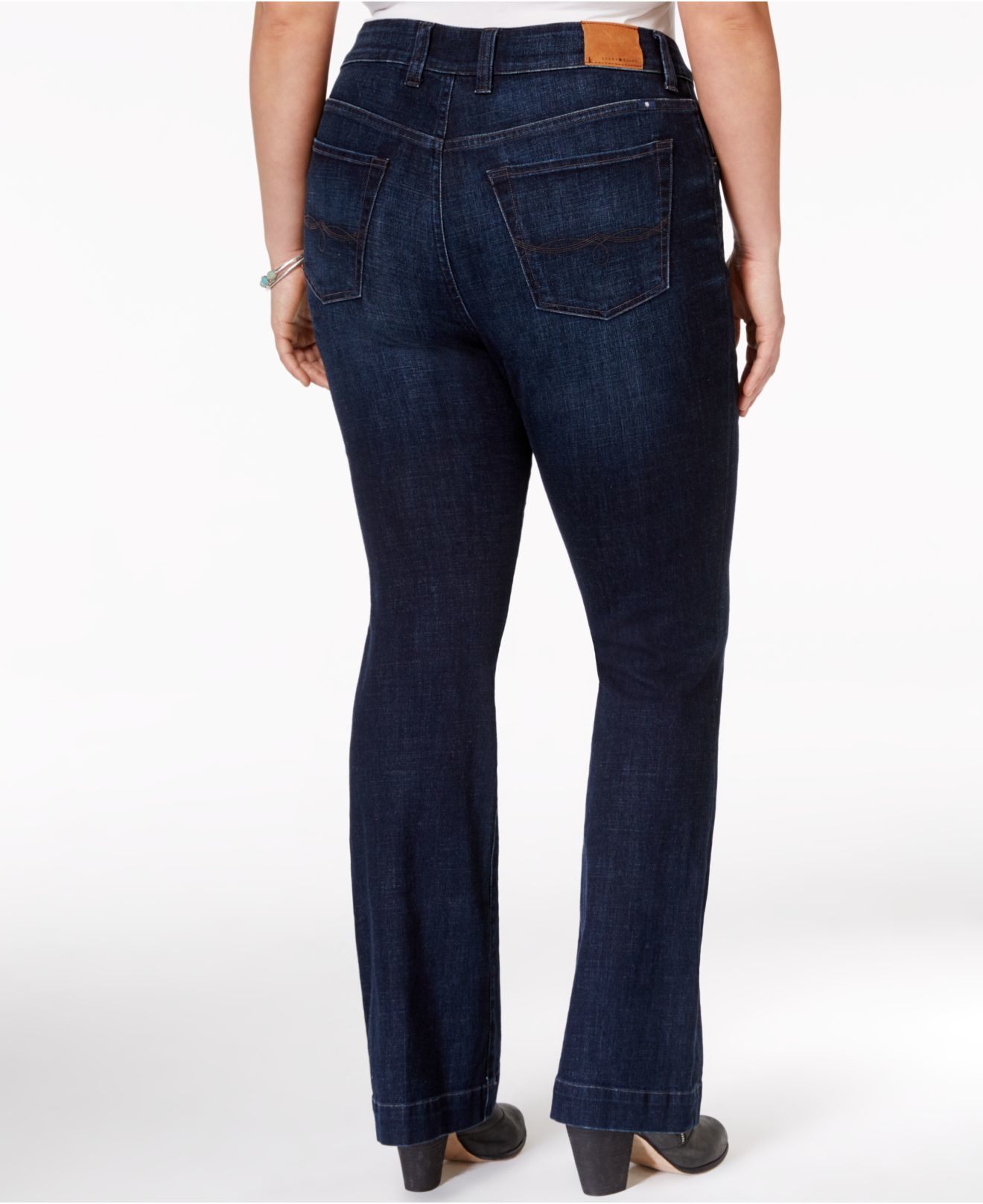 Lucky Brand Plus Size Emma Flare Jeans in Blue - Lyst