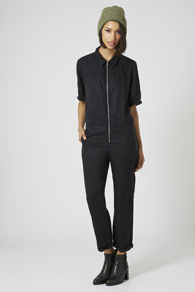 topshop utility zip boiler suit