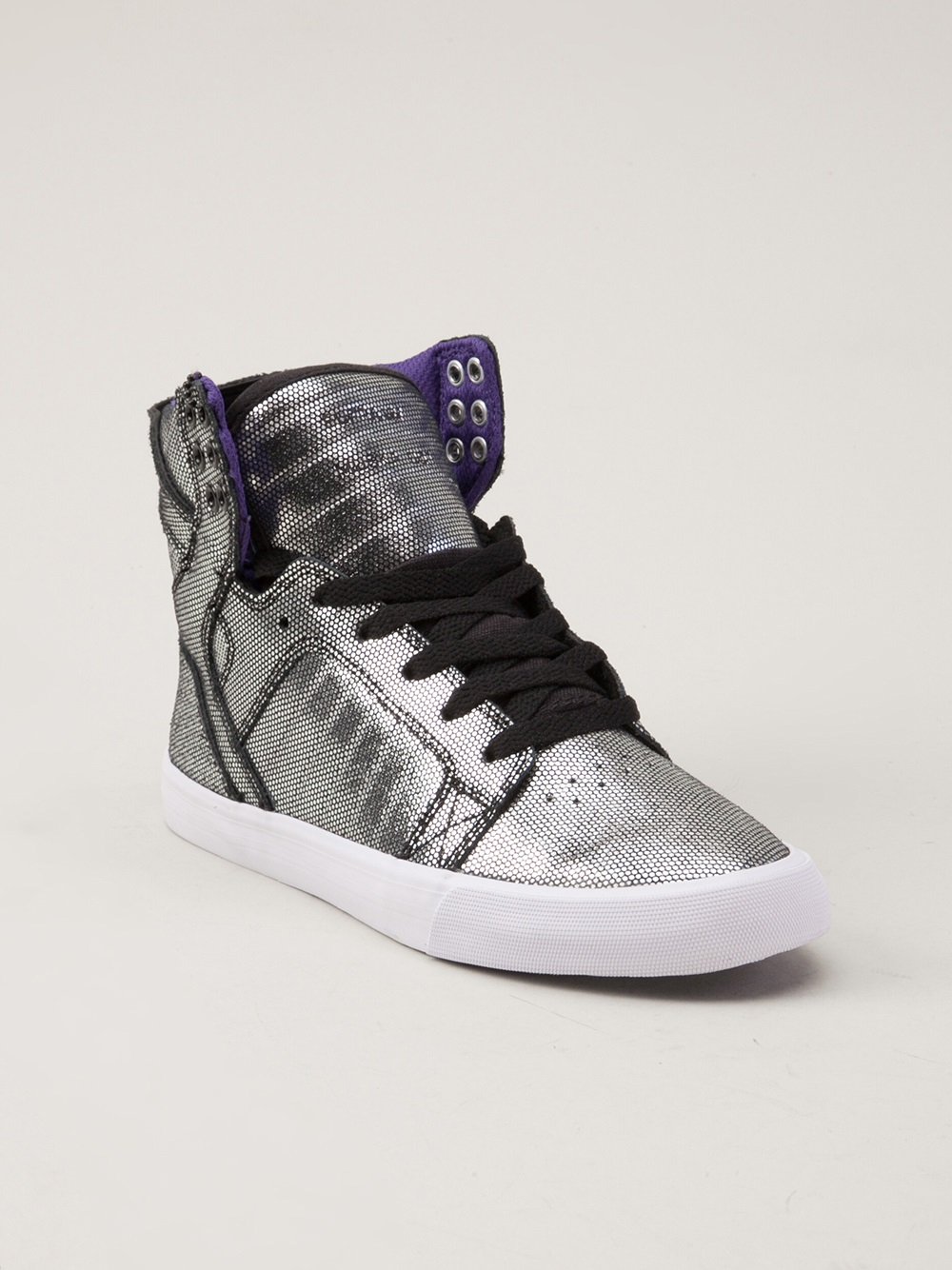 supra skytop silver