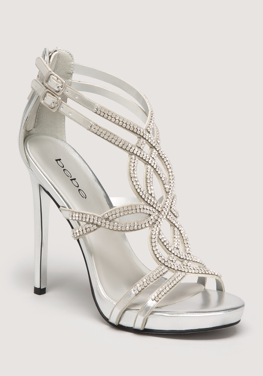 bebe strappy heels