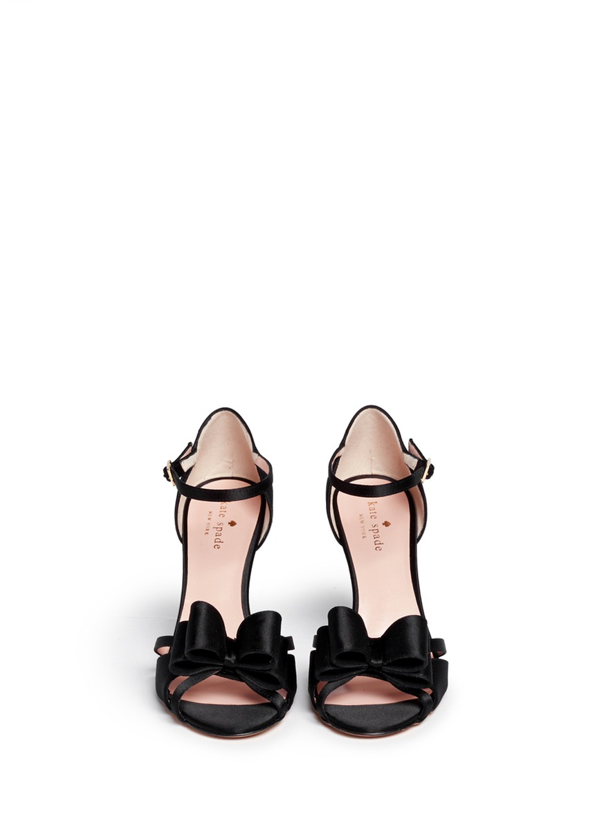 kate spade satin bow shoes