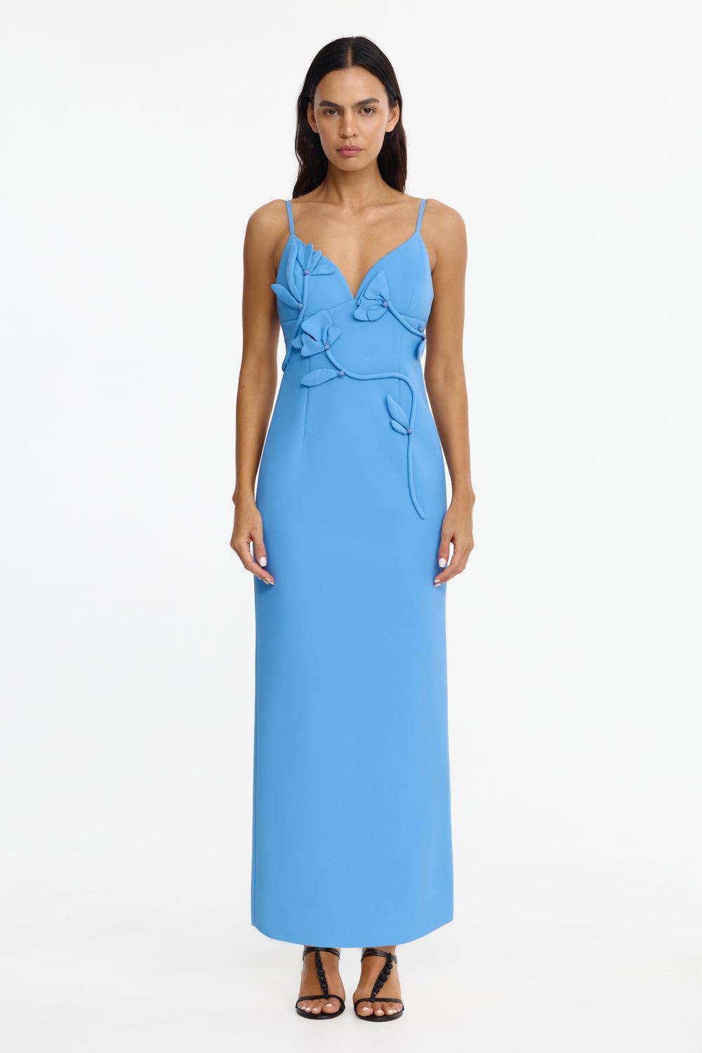 a line maxi prom dress Spaghetti Straps Prom Dresses A Line Long Formal Dresses fg5283 –  formalgowns