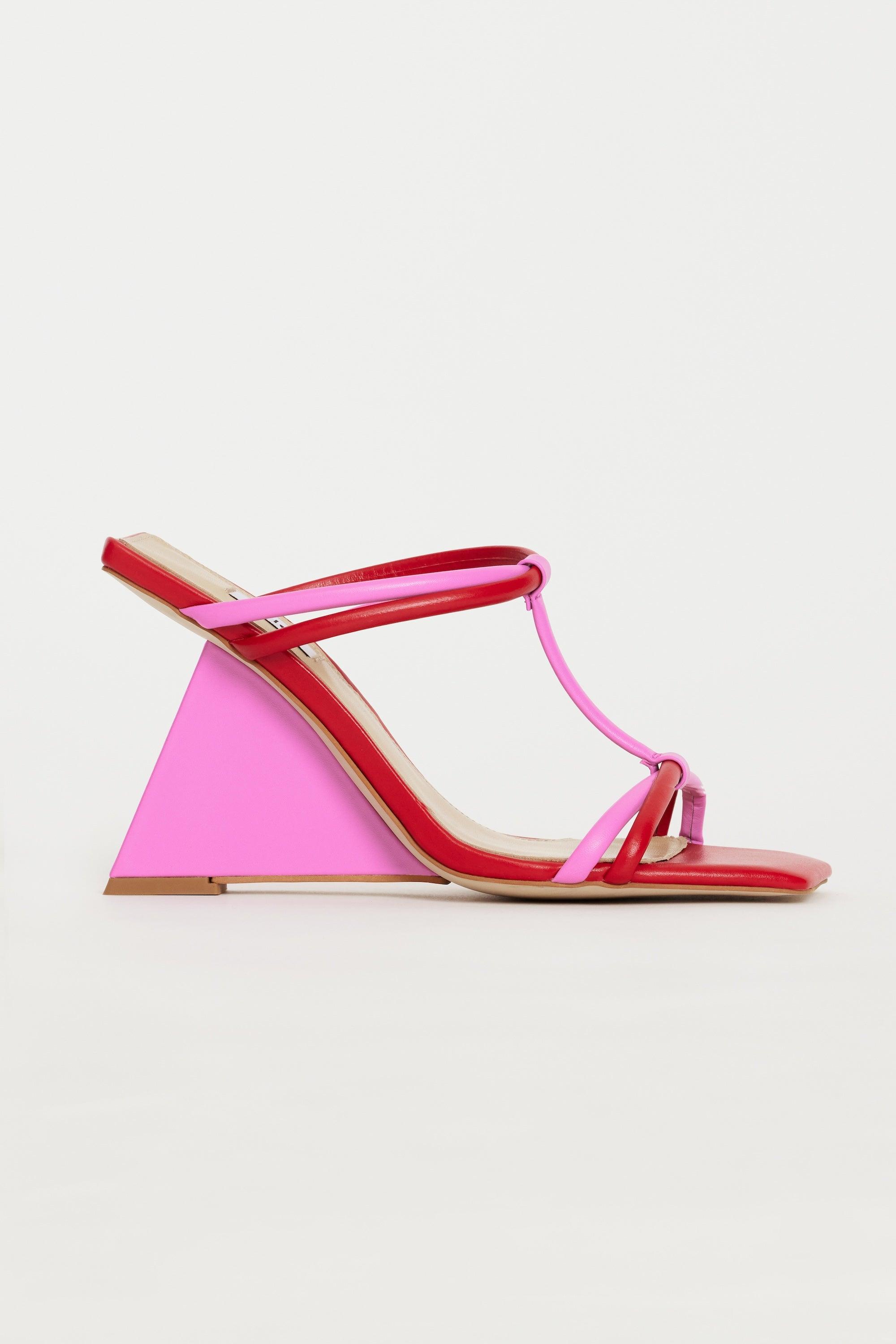 Pink Wedge sandals for Women Lyst UK
