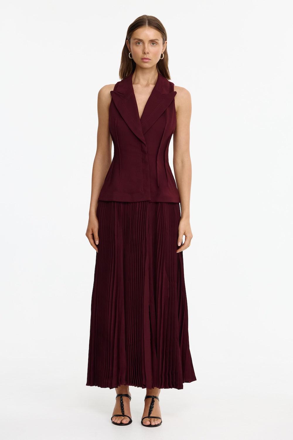 white off the shoulder maxi dress Honora Modal Off-Shoulder Open-Back Maxi Dress in Ivory