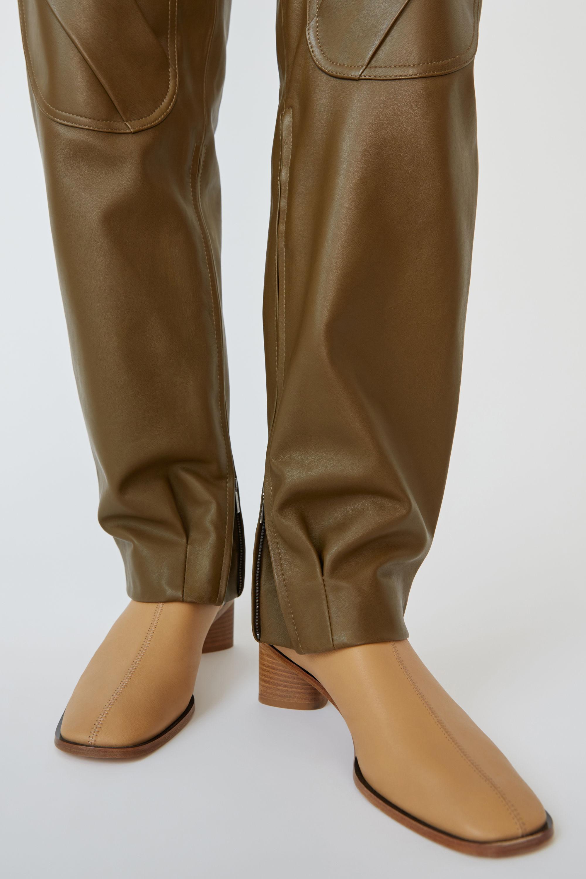 acne studios branded ankle boots