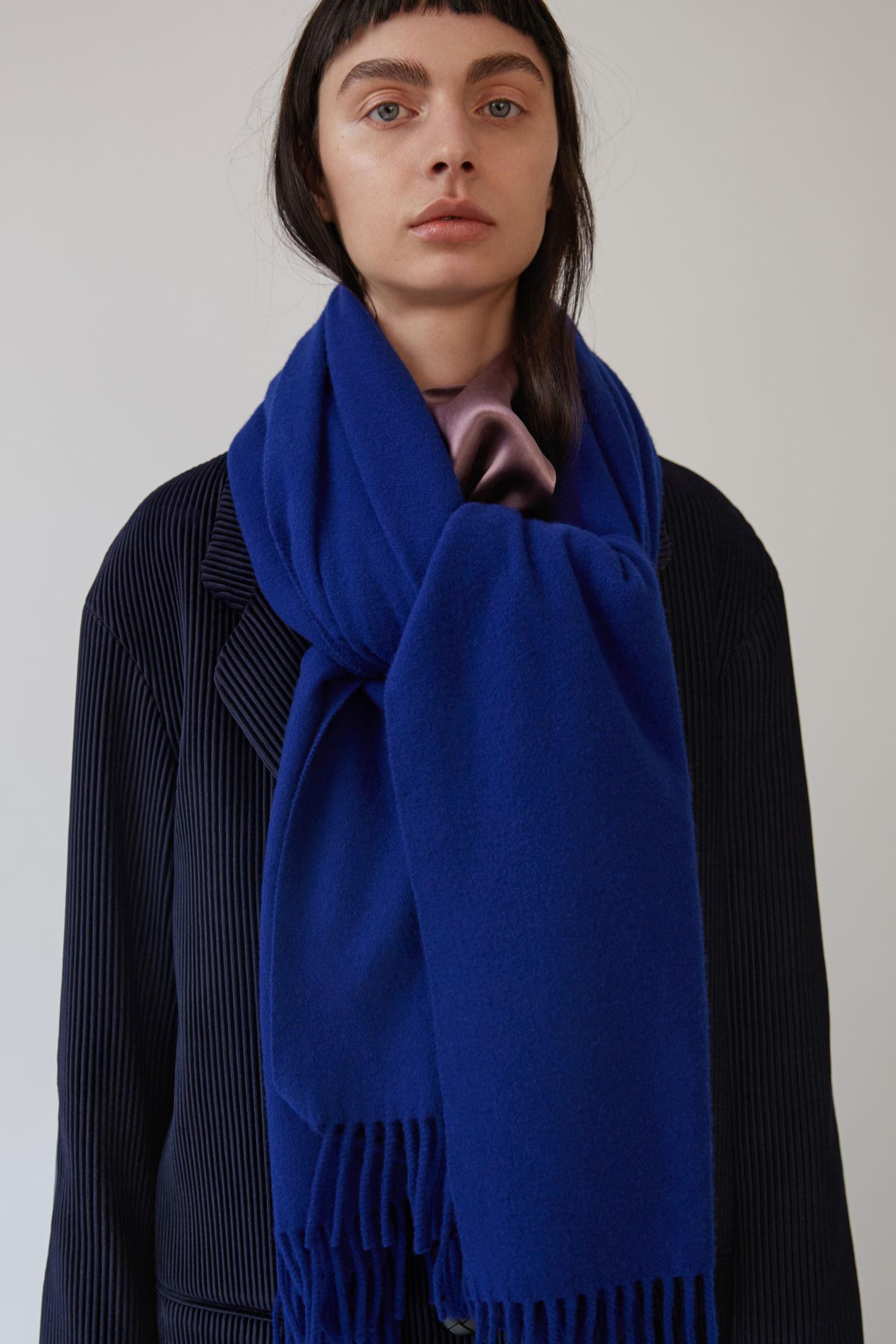 Acne studios blue scarf Clearance