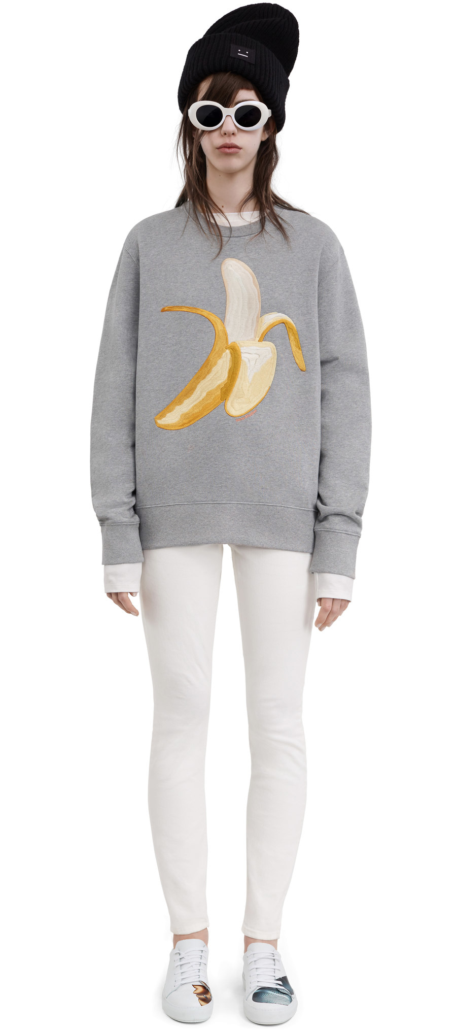 acne studios banana sweatshirt