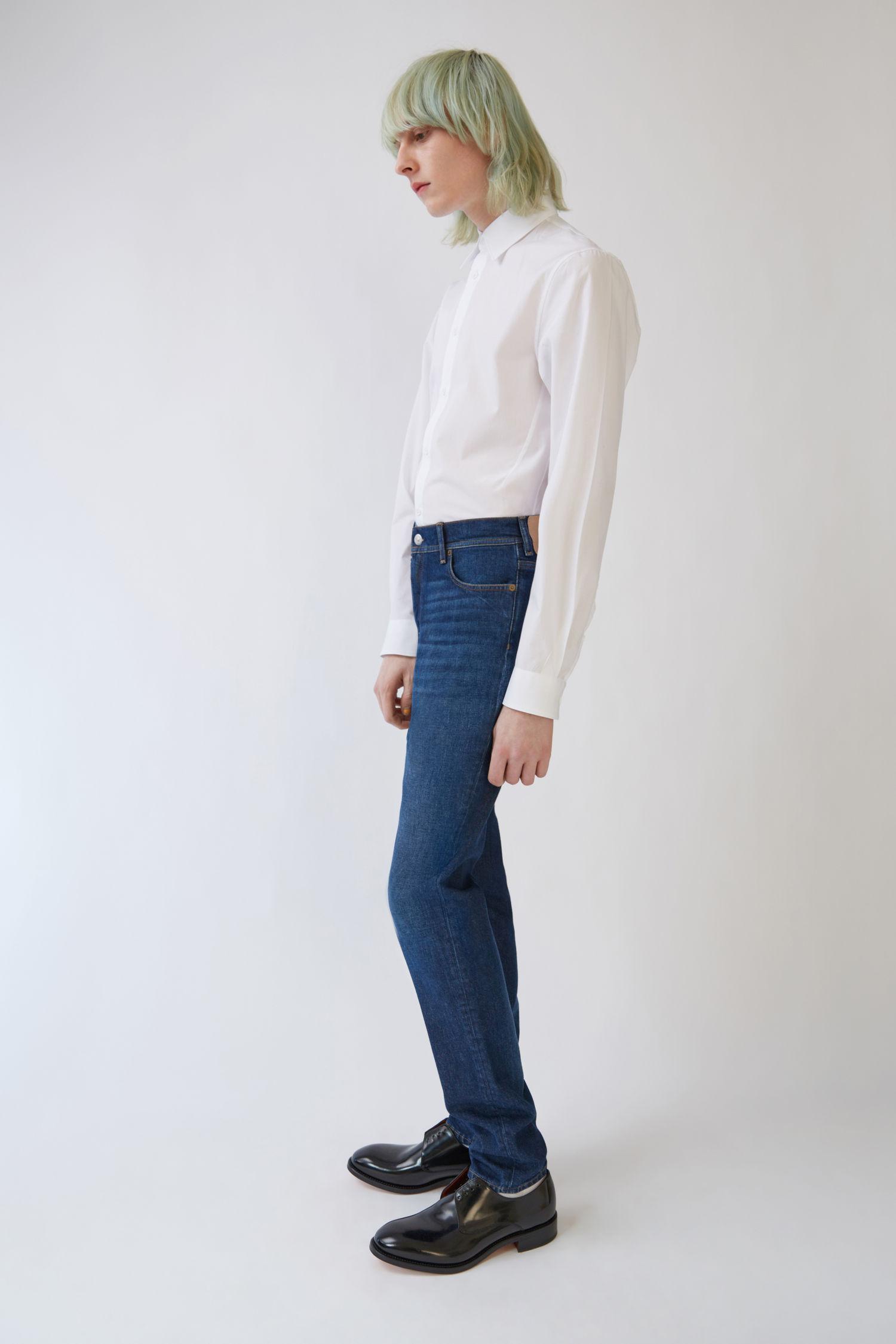 acne north dark blue