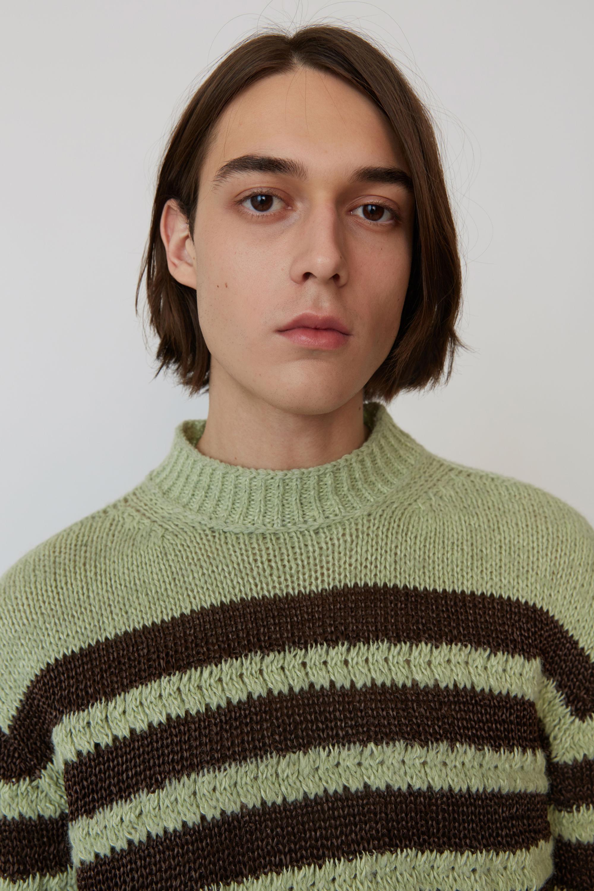❤️日本正本❤️ Acne Studio Vネック モヘア ニット ブラウン www.m