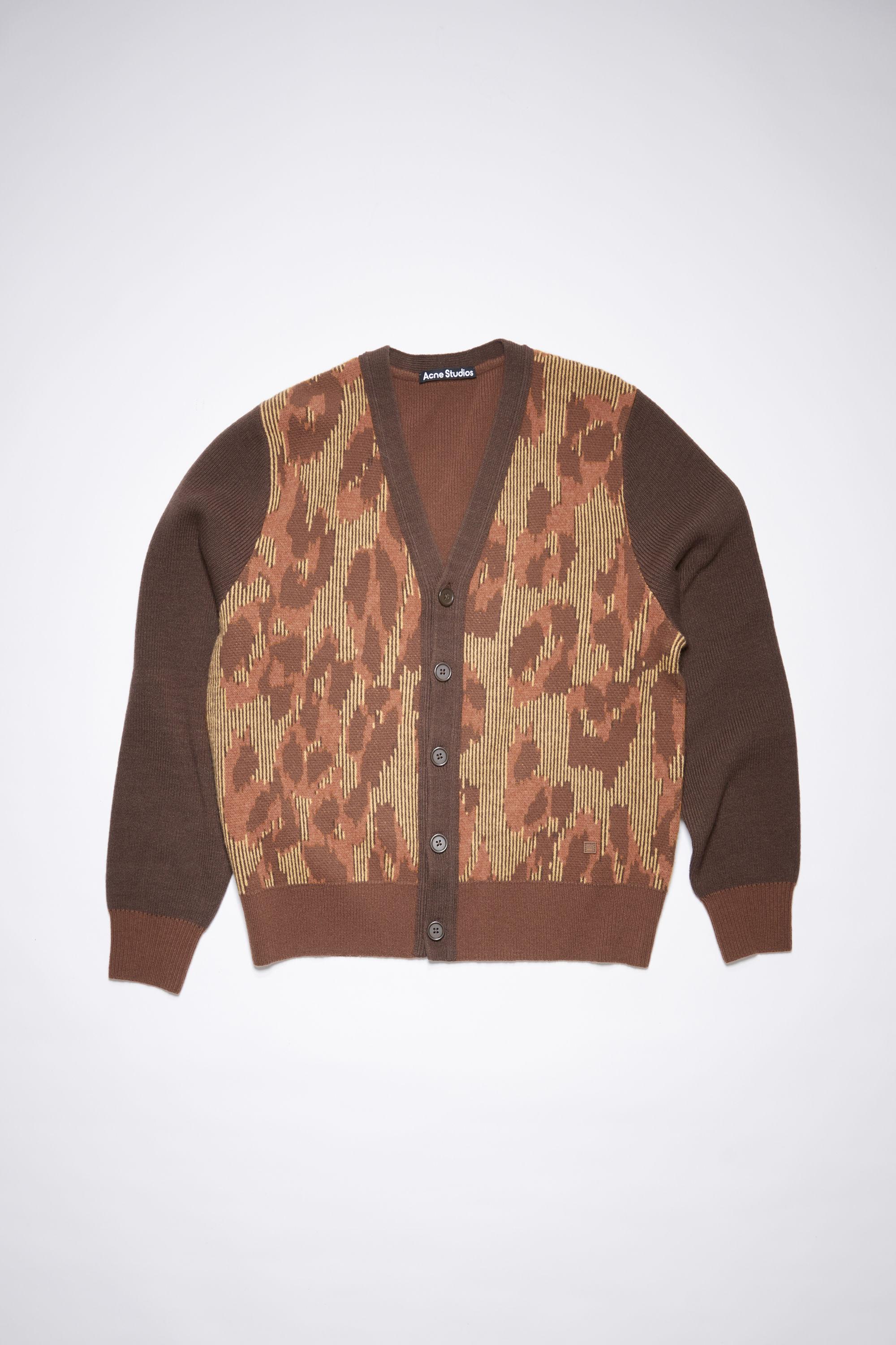 Acne Studios Wool Knit Cardigan in Pale 