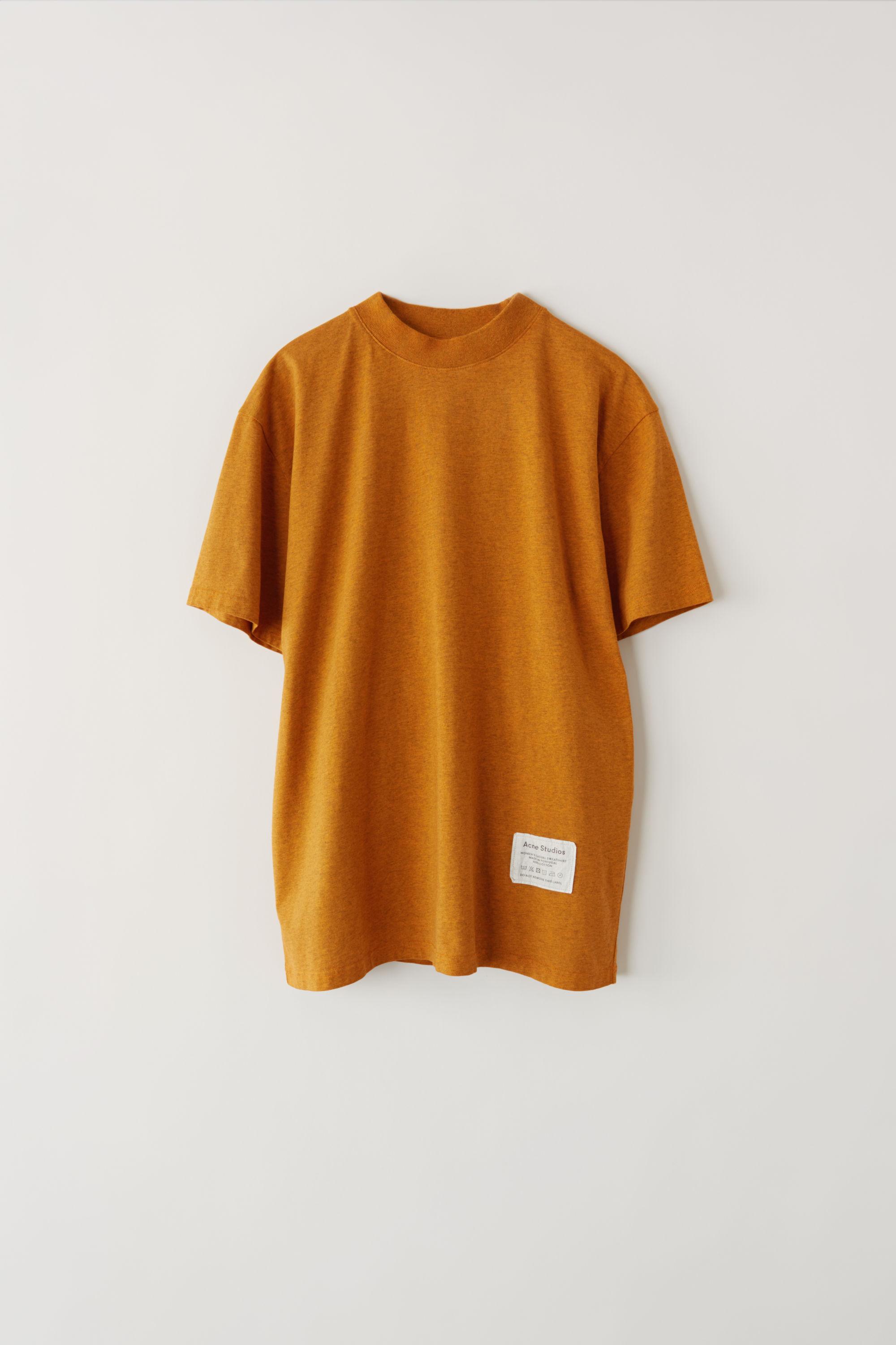 Download Acne Studios Cotton Fn-wn-tshi000117 Dark Orange Melange ...