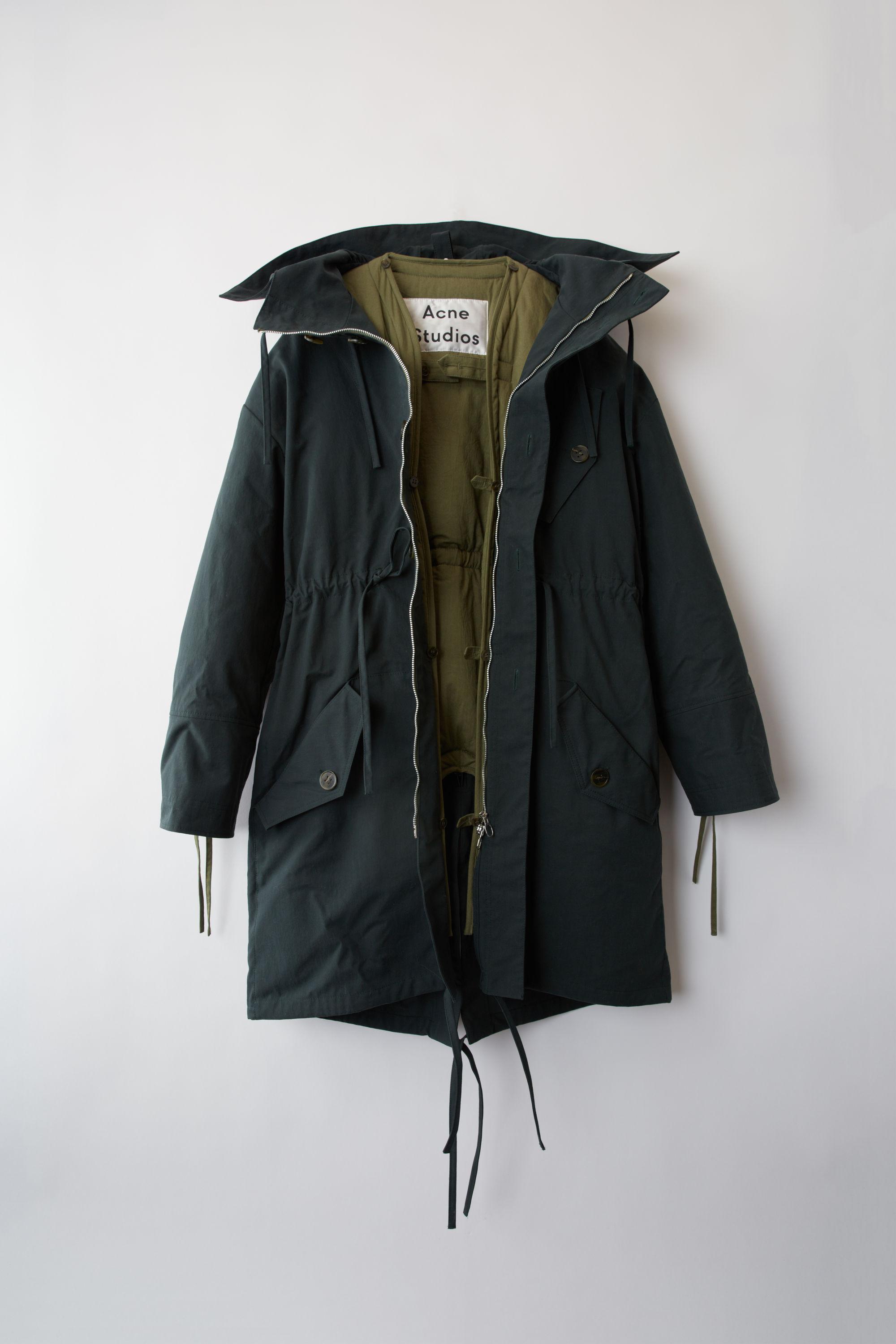 forest green parka