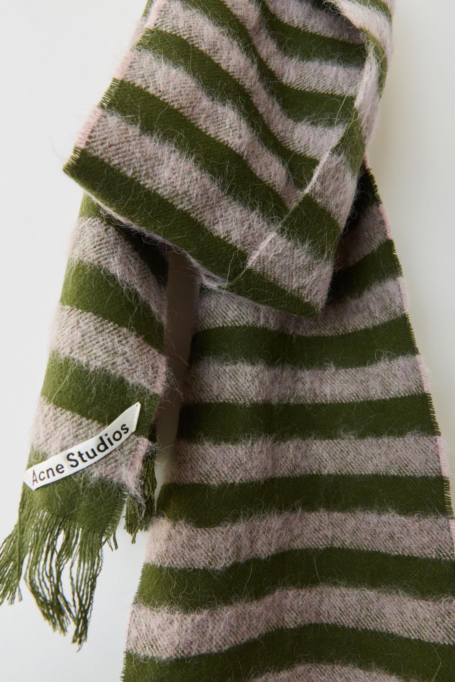 acne studios striped scarf