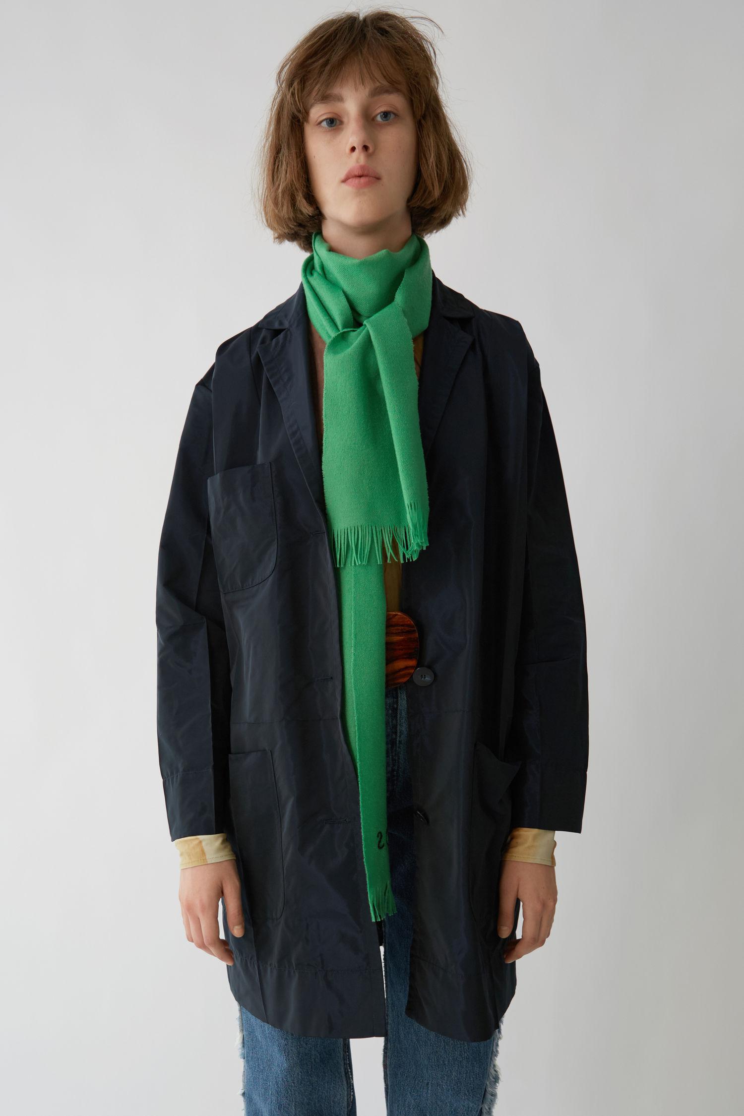 Acne Studios Synthetic Boxy Evening Coat midnight Navy in Blue - Lyst