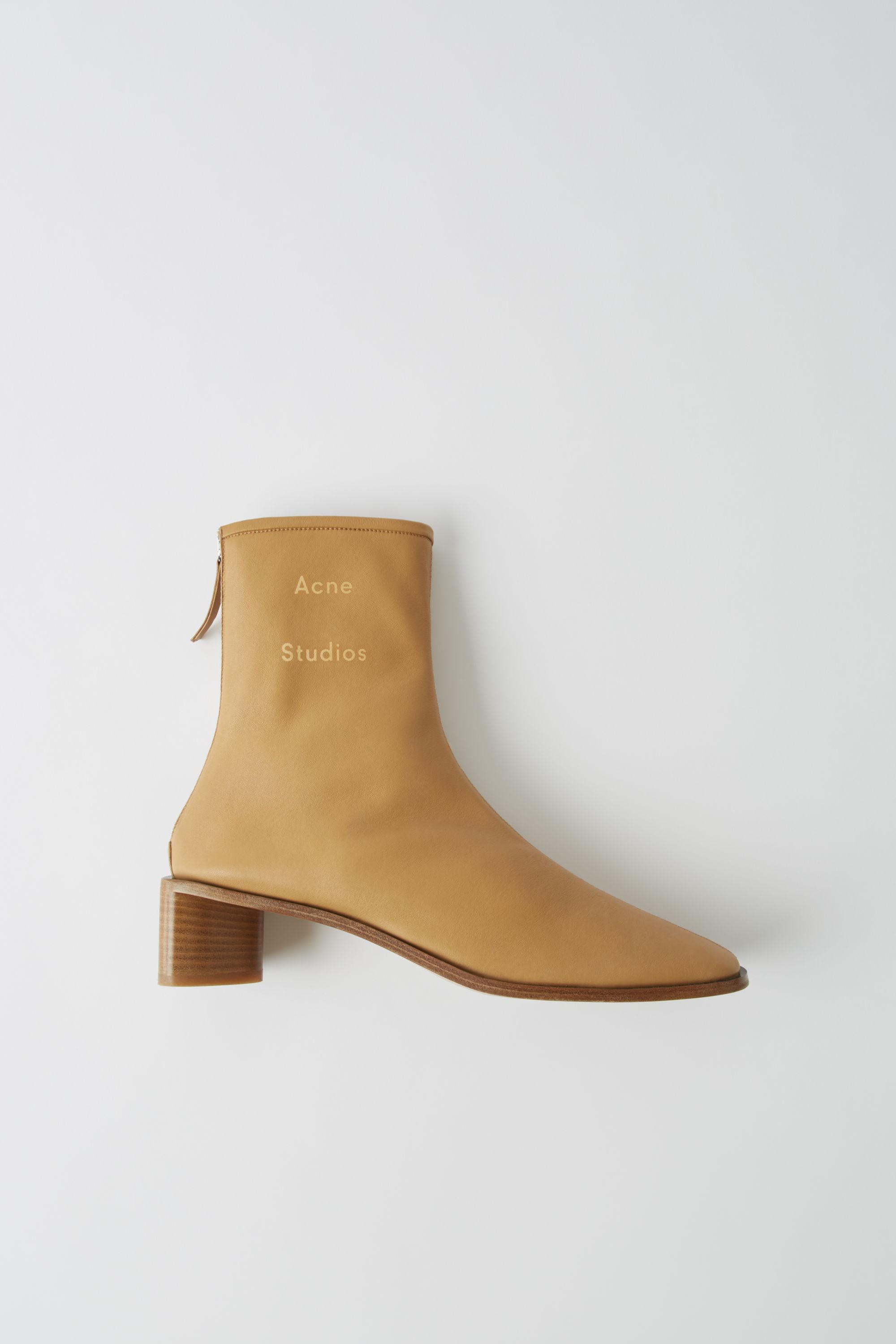 acne branded ankle boots