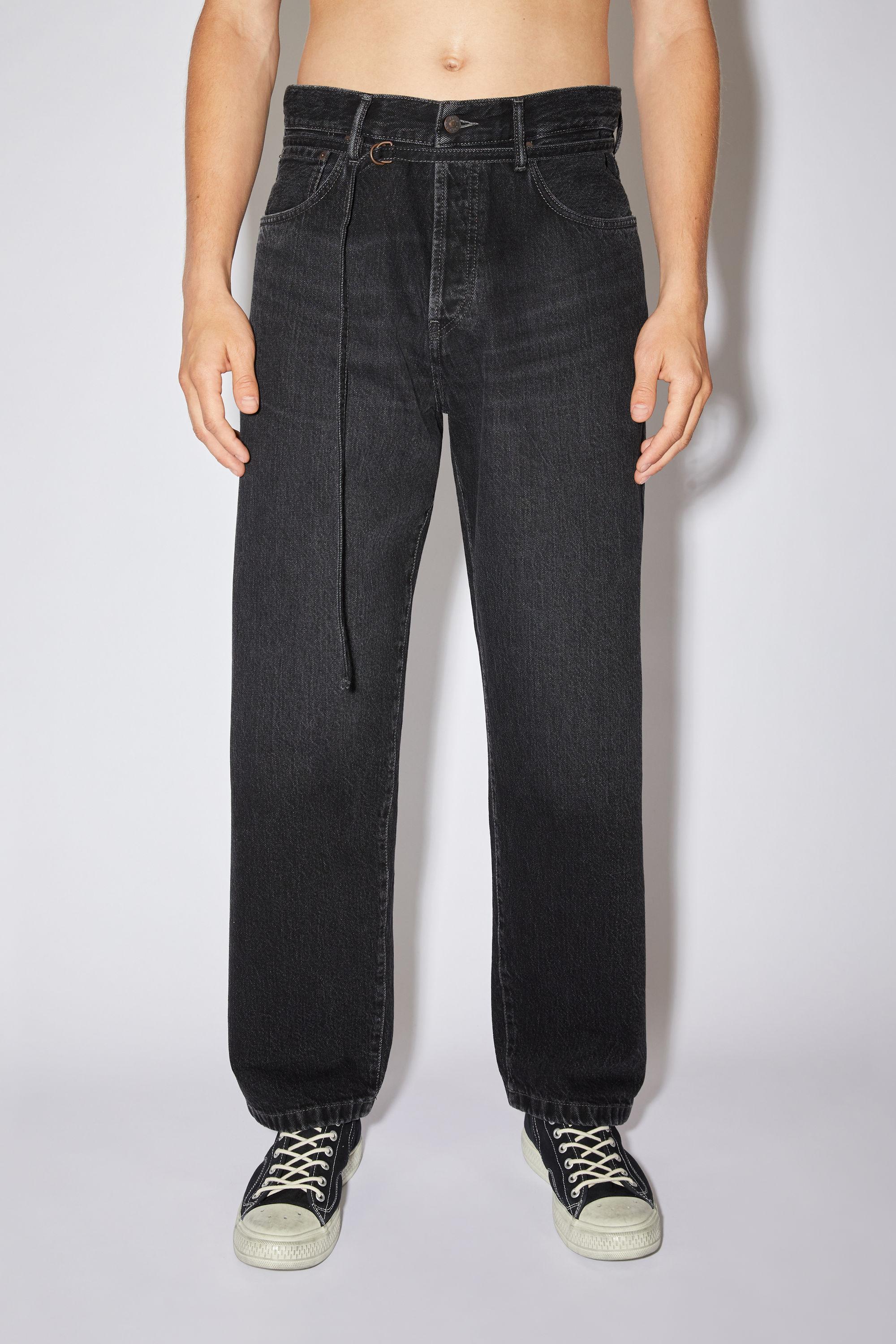 Acne Studios 1991 Toj Vintage Loose Fit Jeans in Black | Lyst