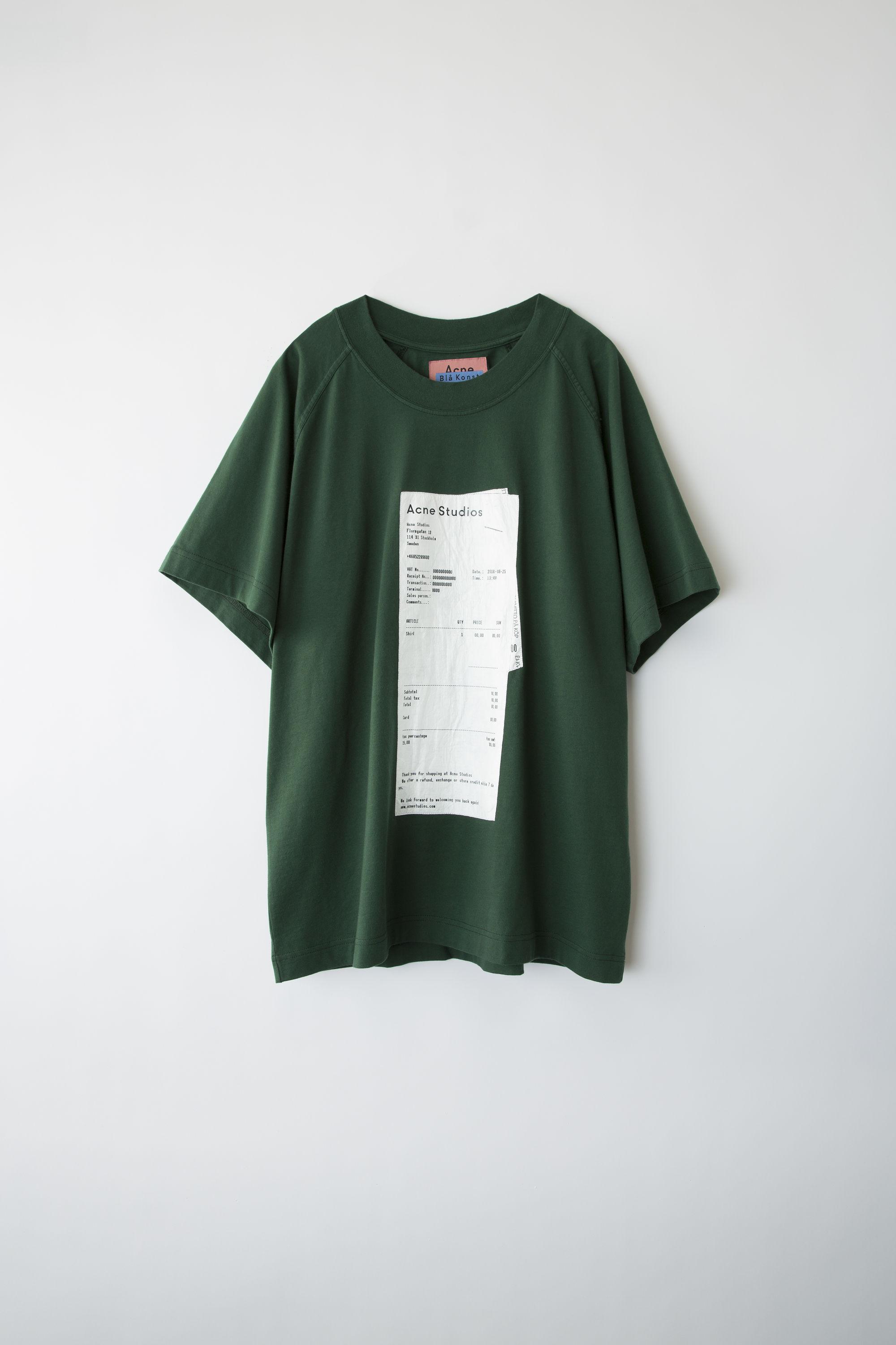 acne studios receipt t shirt