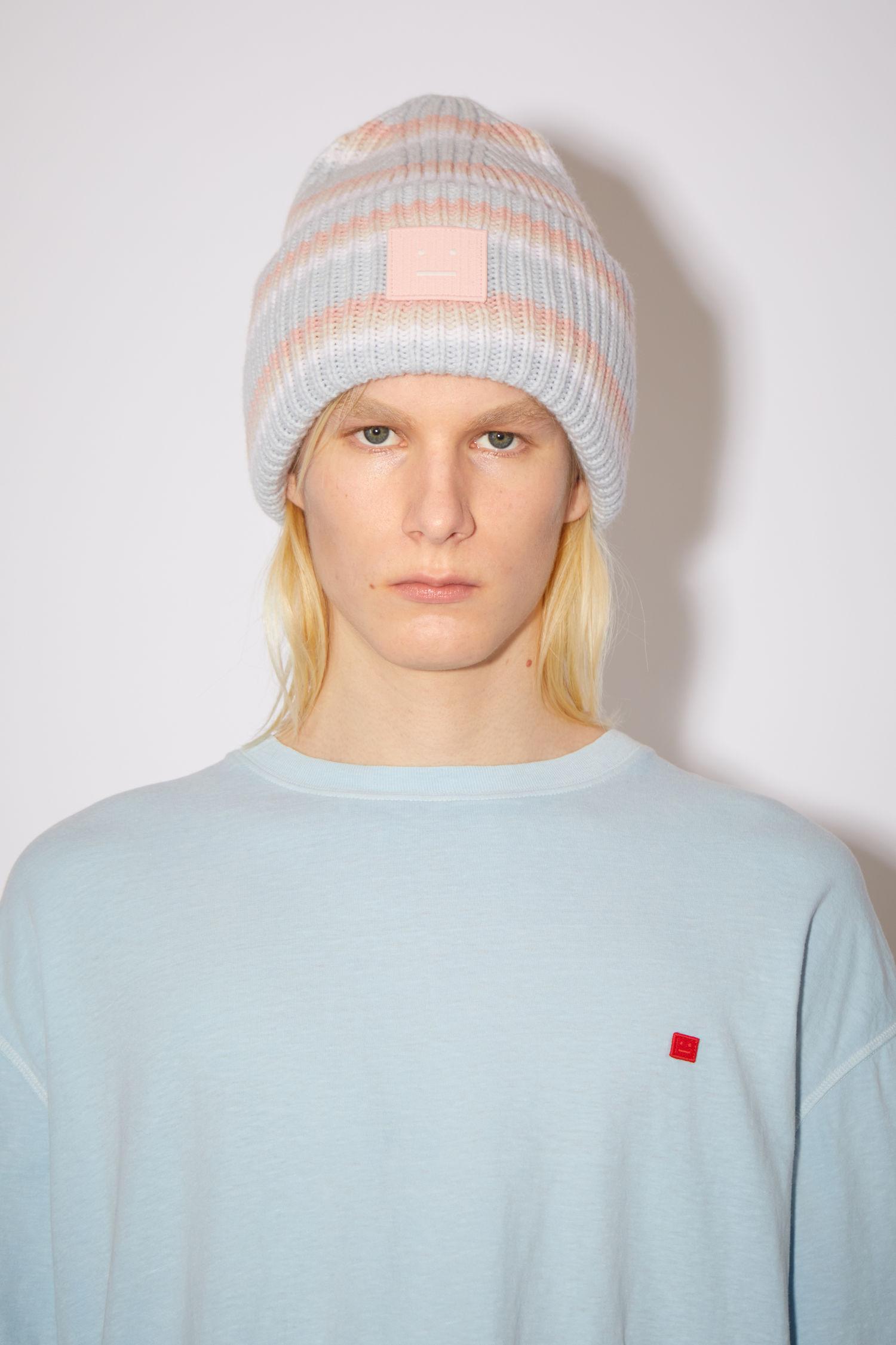 Acne Studios Wool Striped Face Beanie 