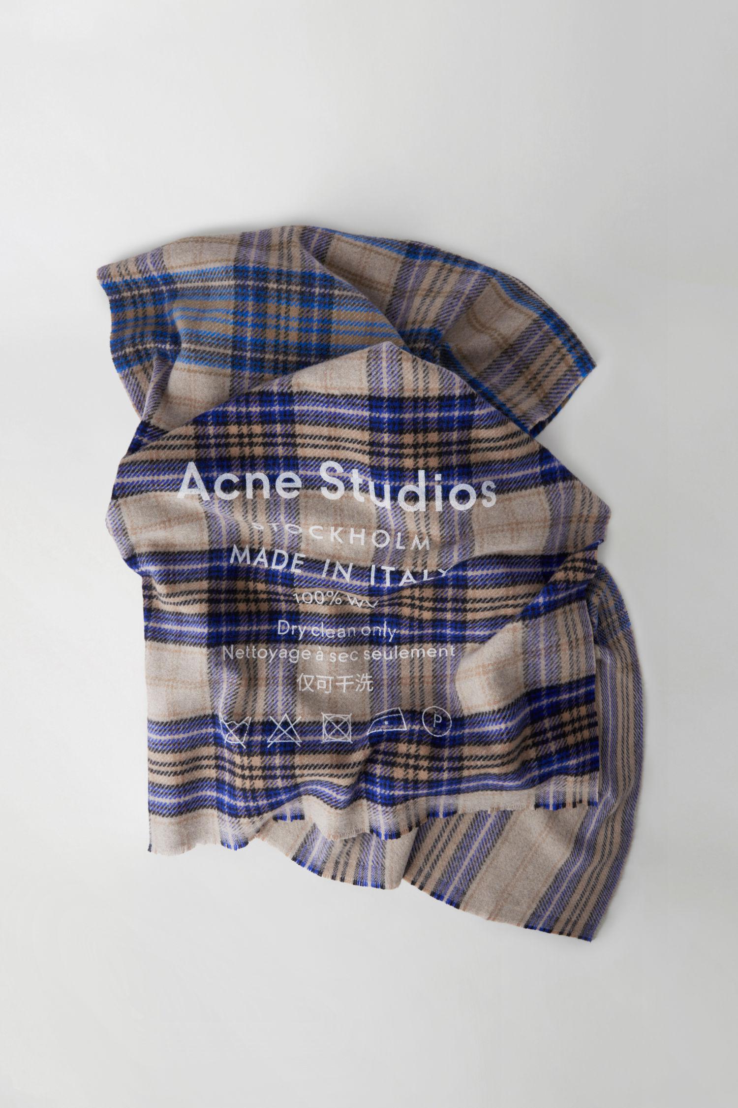 acne studios oatmeal scarf