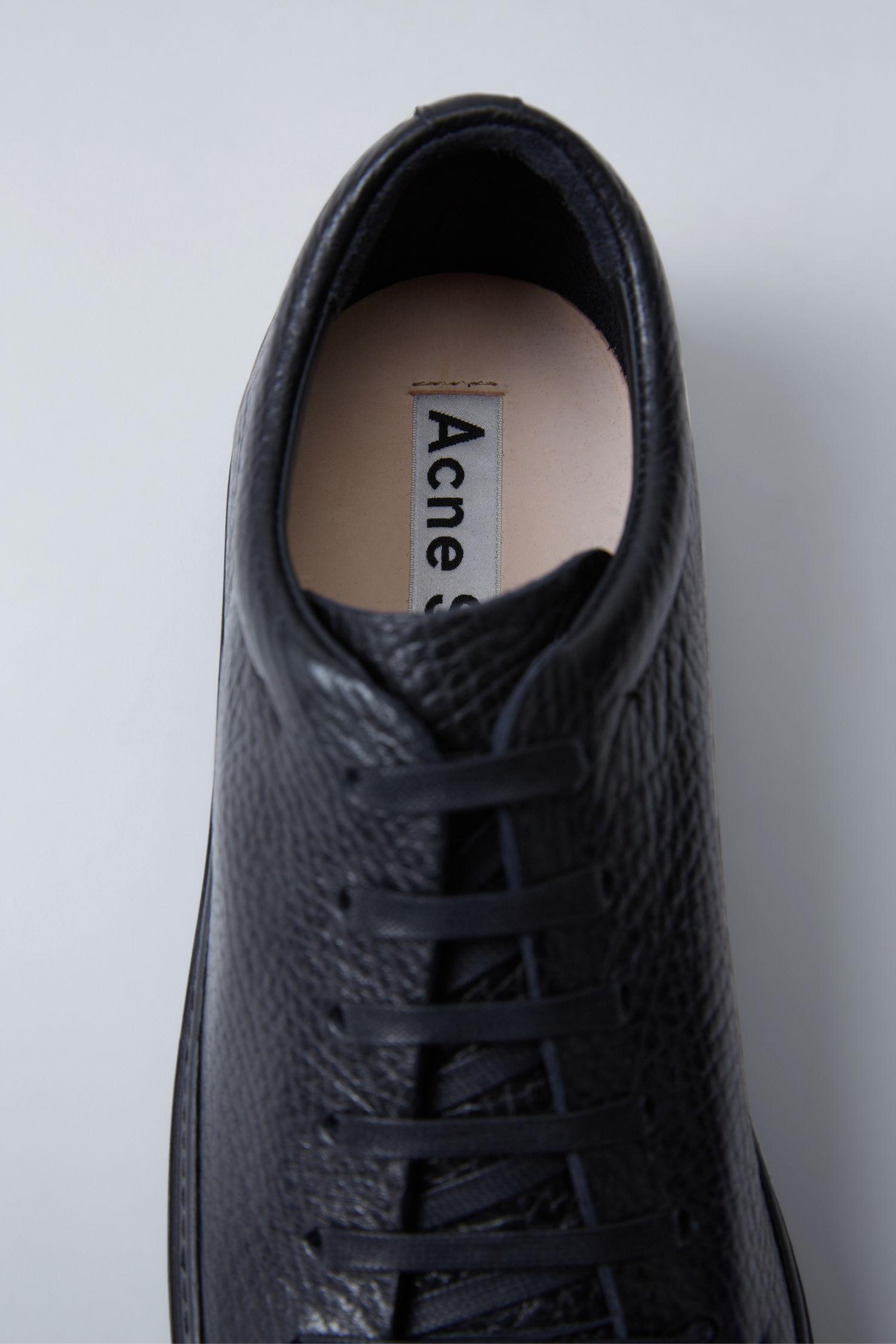 Acne Studios Leather Tennis Shoes black for Men Lyst