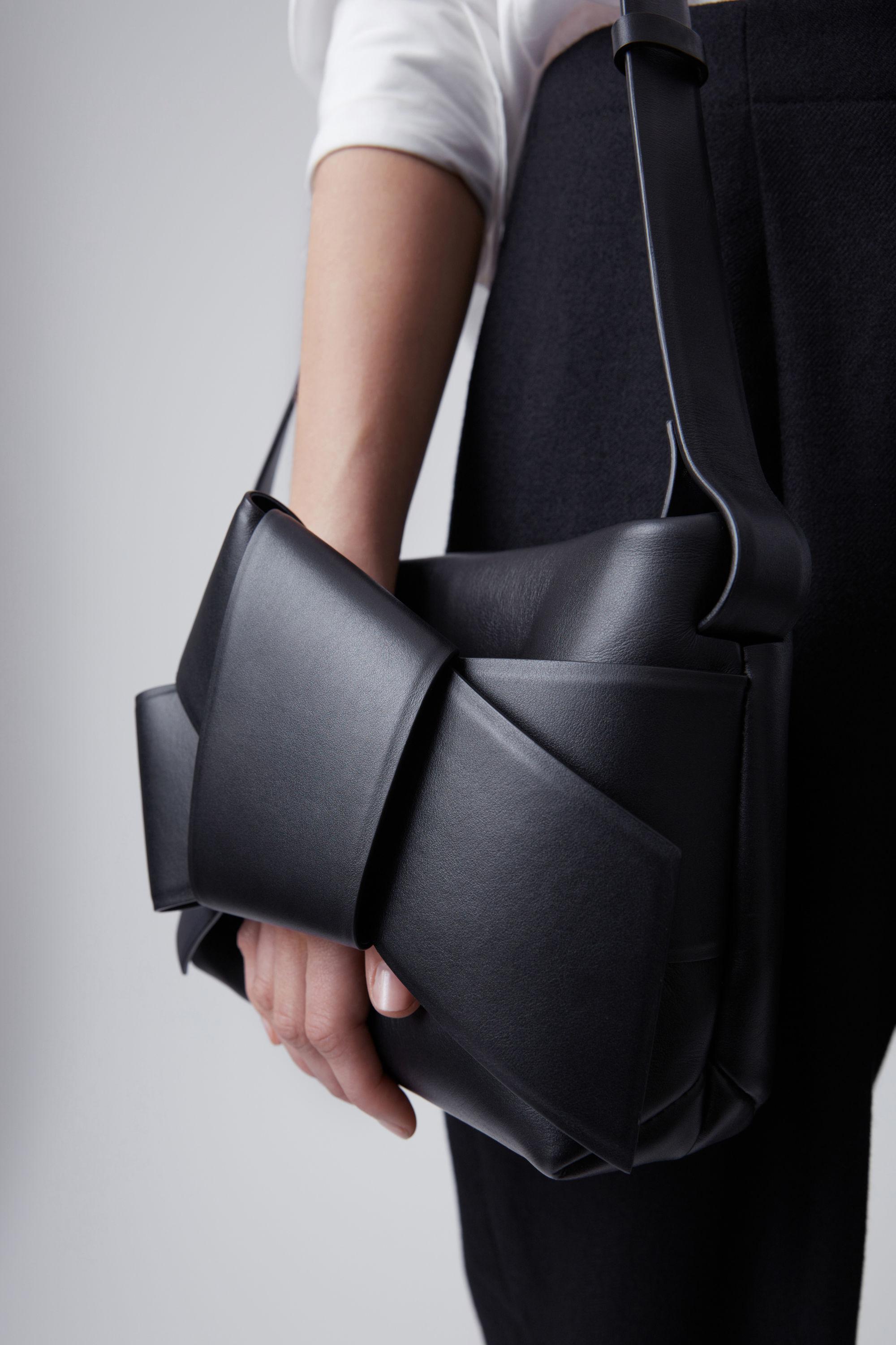 Acne Studios Leather Musubi Handbag Black Knot Handbag | Lyst