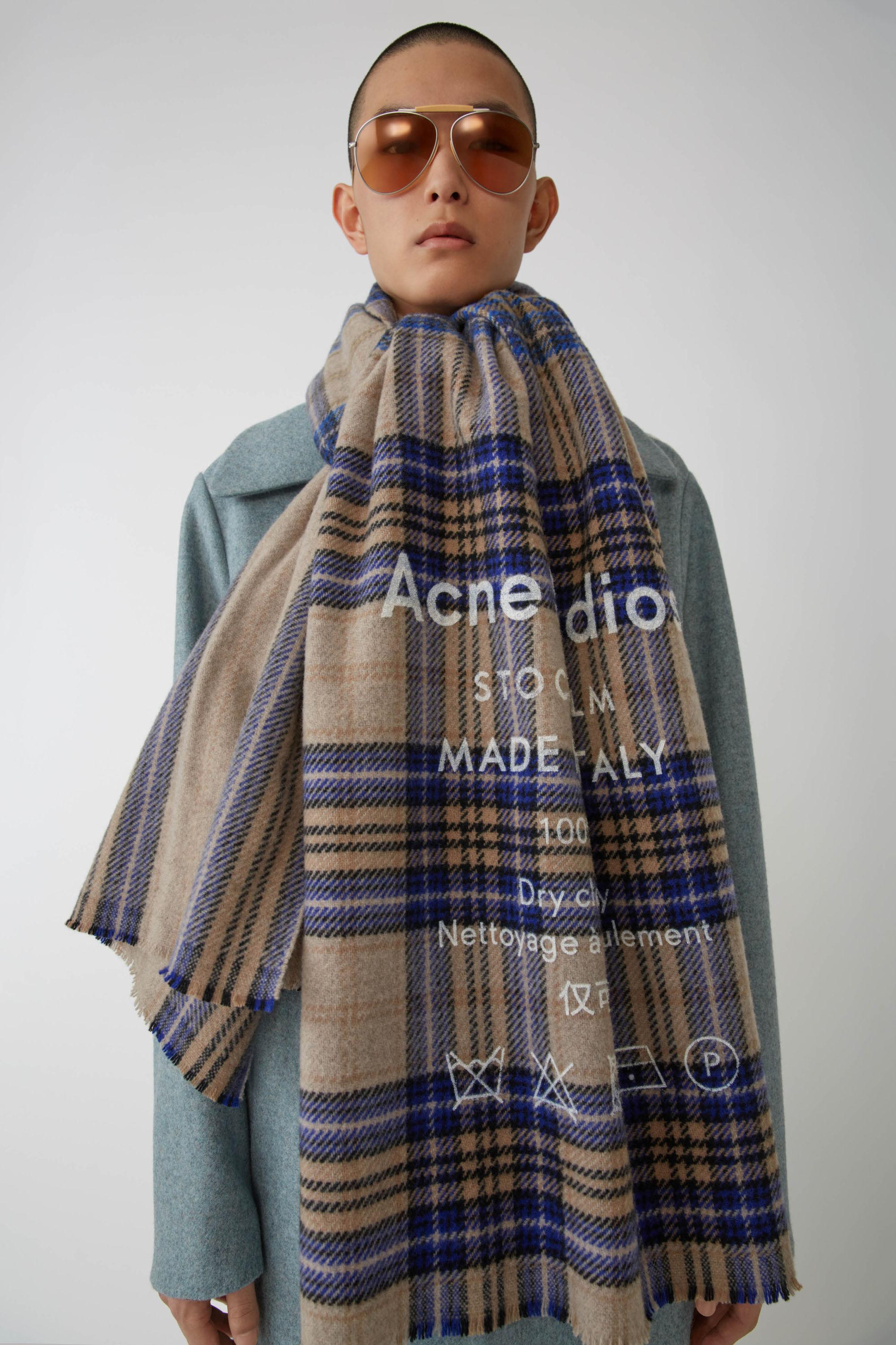 acne studios oatmeal scarf