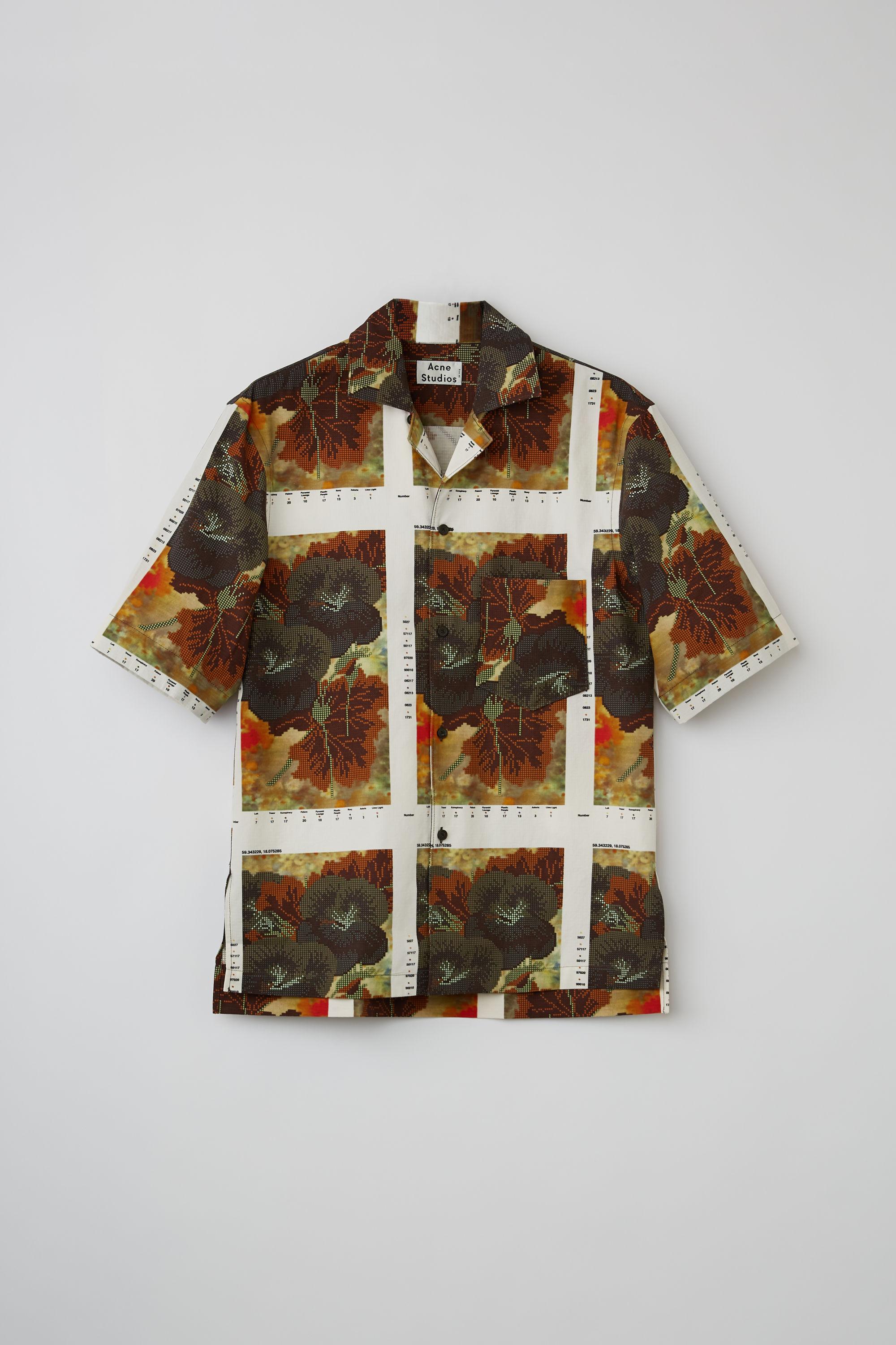 Acne Studios Odessa Flower-print Shirt 