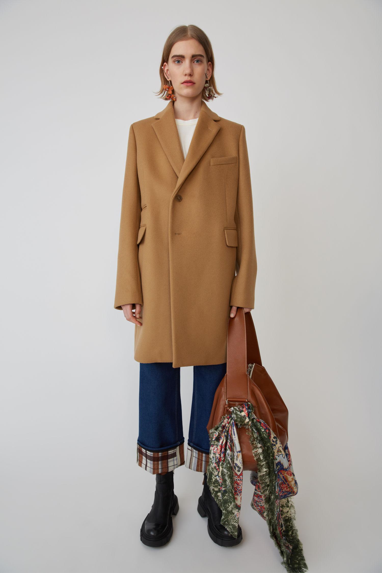 acne single breasted coat