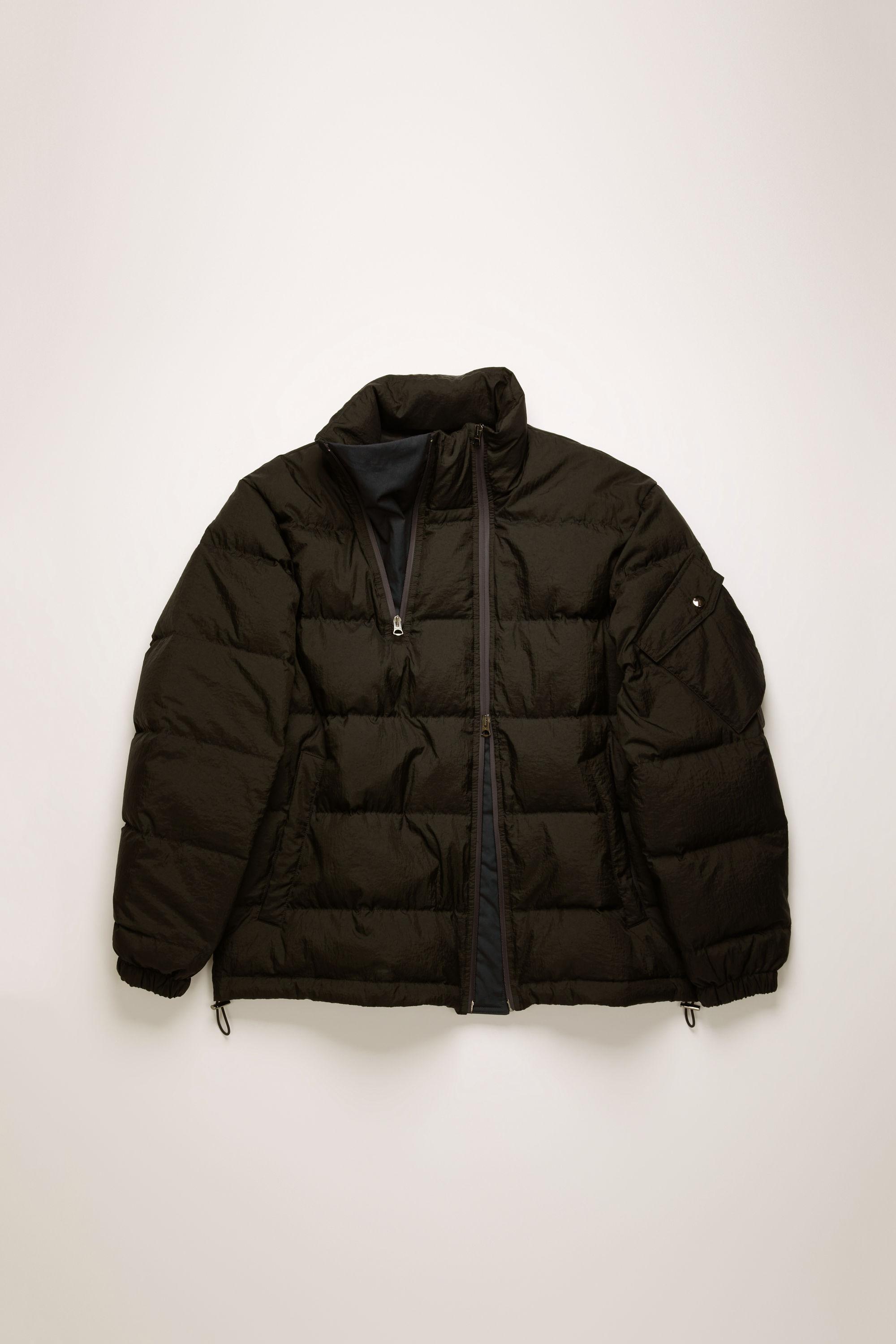 double zip puffer jacket